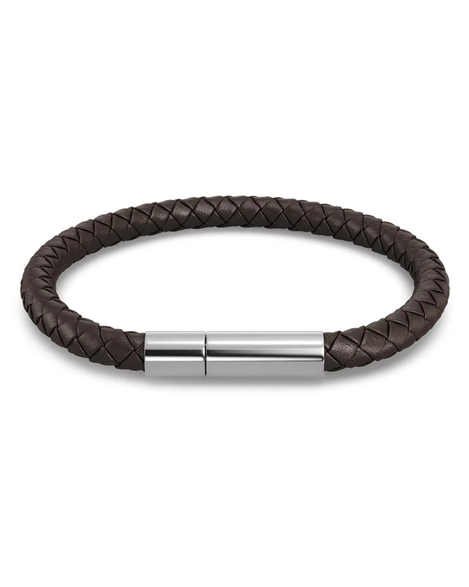 Franky Bracelet Leather Brown Brown