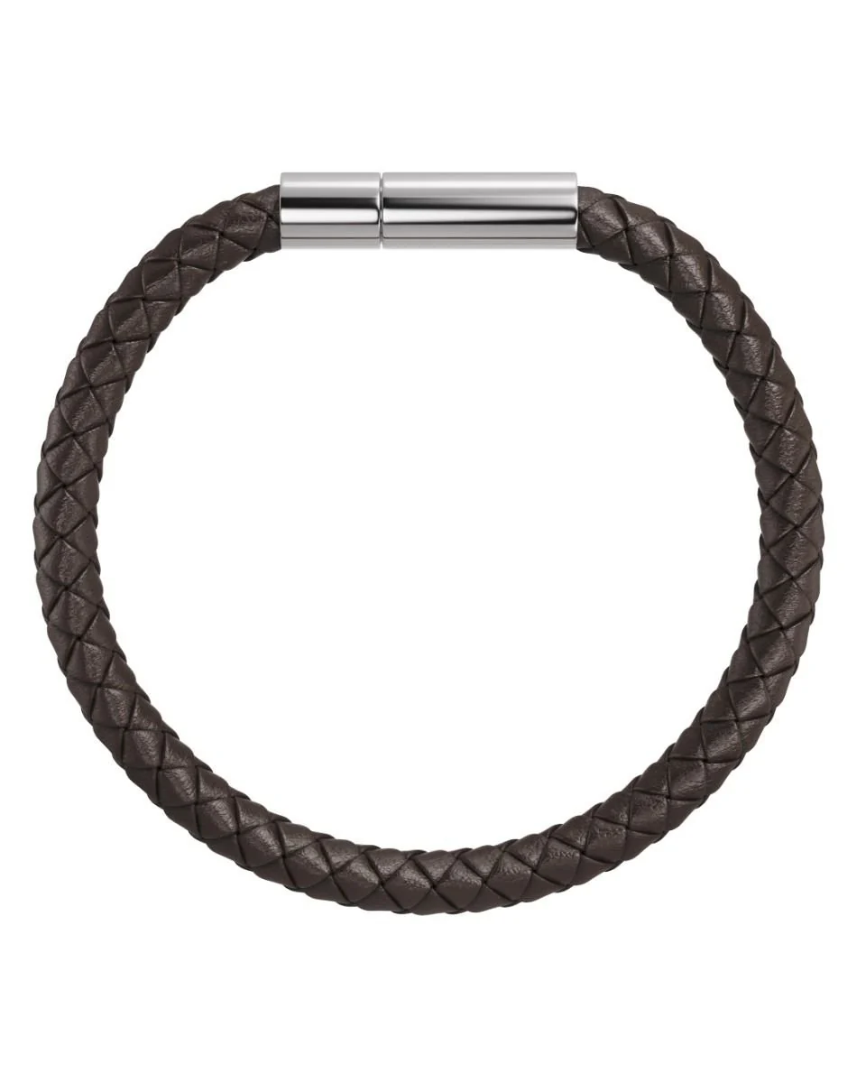 Franky Bracelet Leather Brown Brown - Image 2