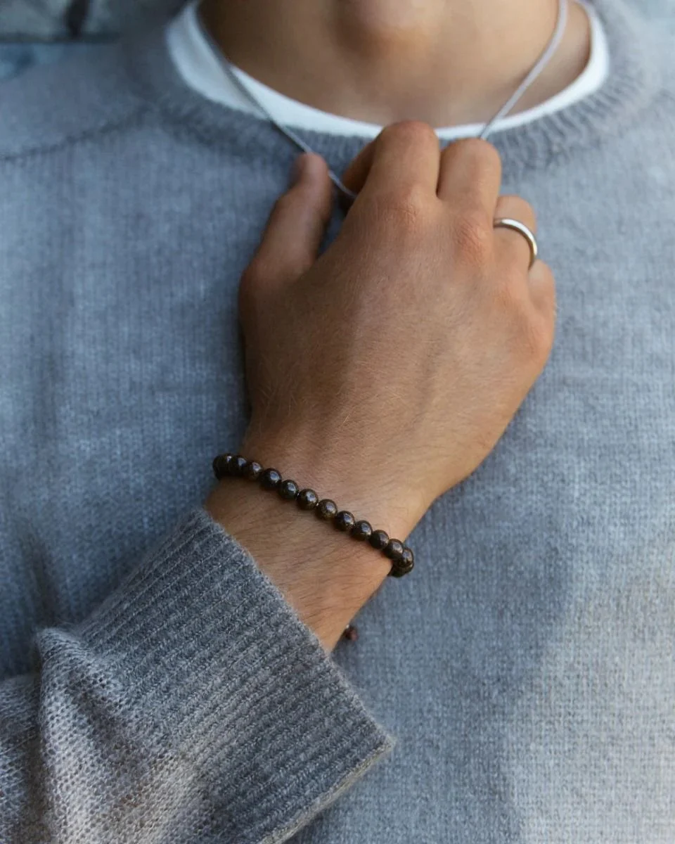 Avery Bracelet Brown Steel  Brown - Image 3