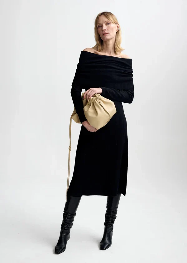 Tamara Merino Dress  Black - Image 4