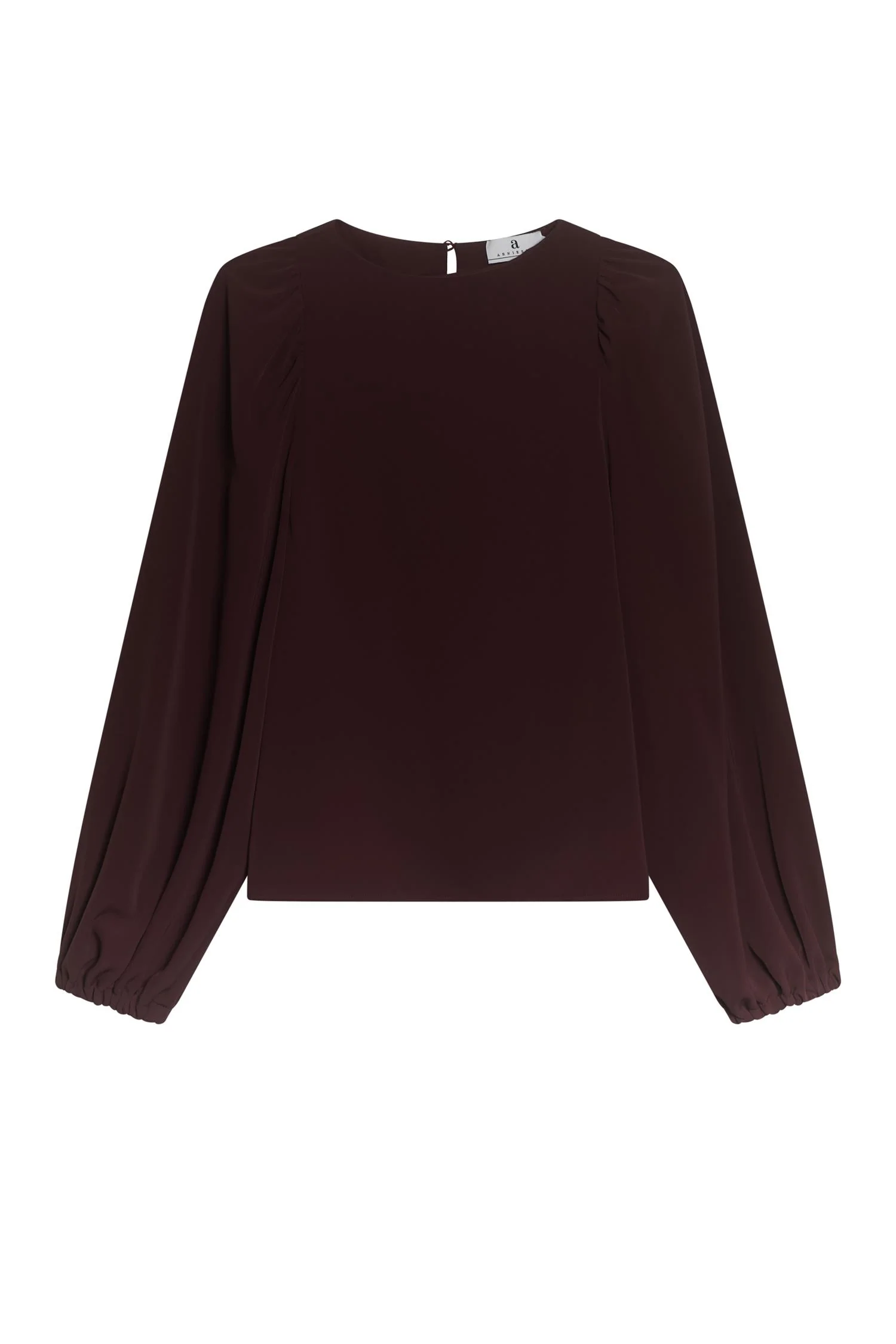 ASHI Crepe  Dk Burgundy - Image 2