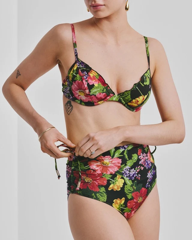 BIKINI TOP  Midnight Bloom - Image 3
