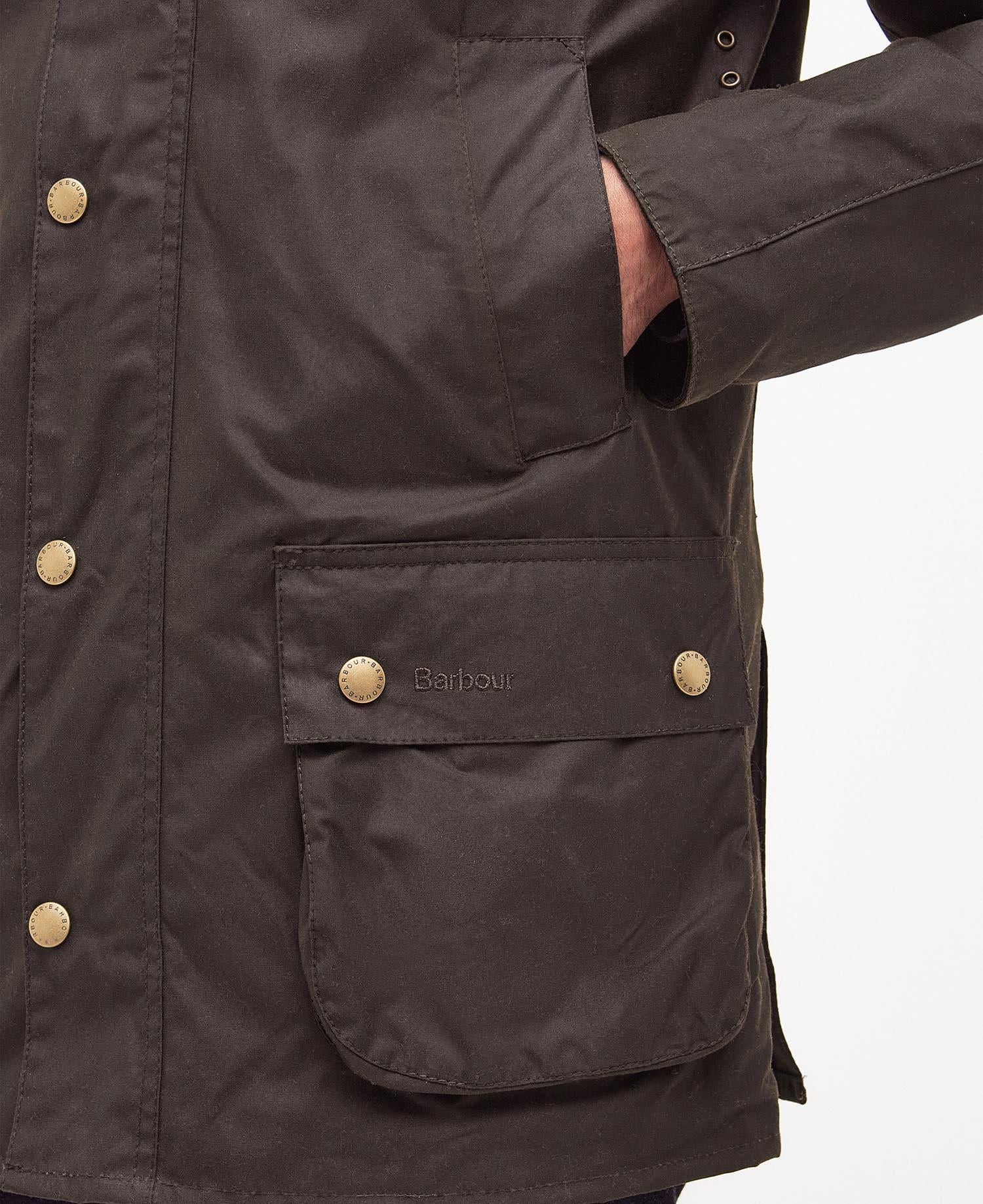 Ashby Wax Jacket  Olive - Image 6
