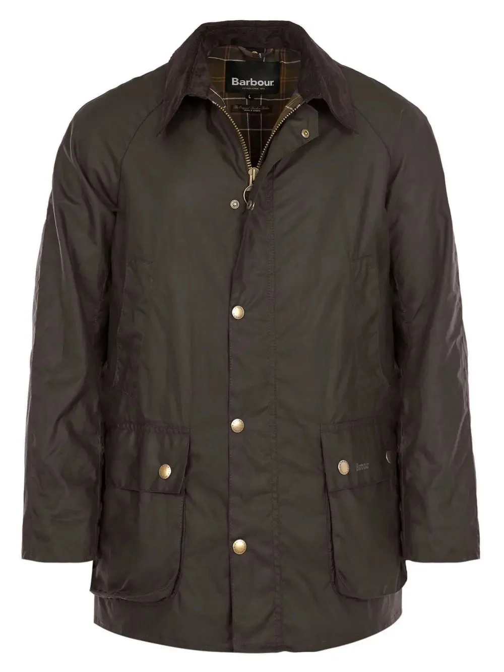 Ashby Wax Jacket  Olive - Image 8