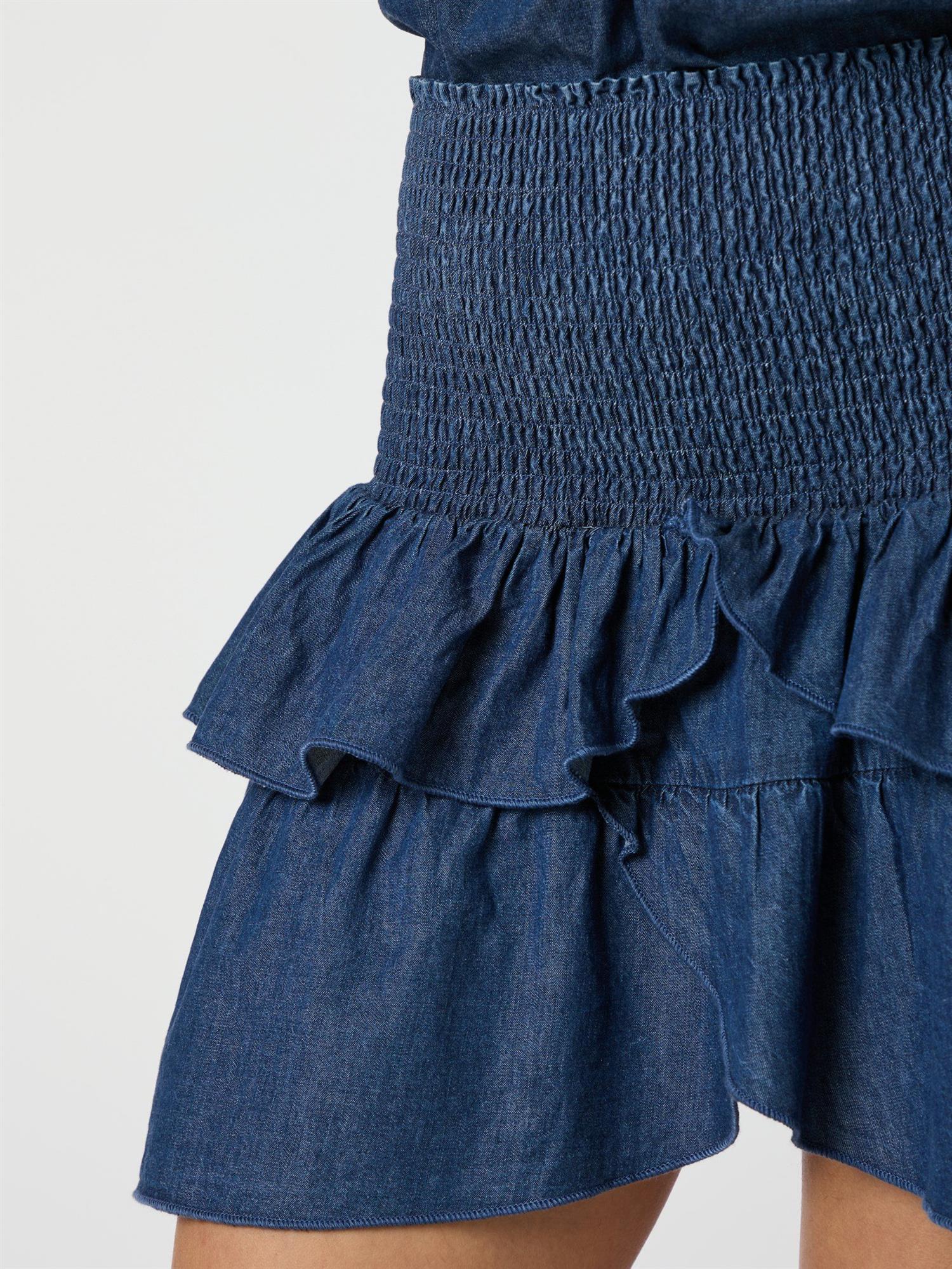 CARIN DENIM SKIRT 140 Blue - Image 5
