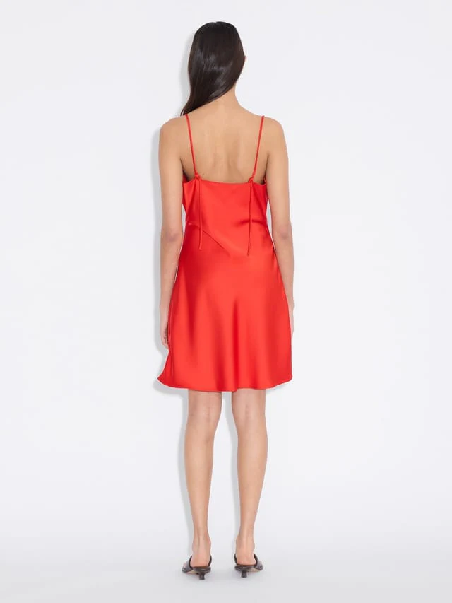 Eila Short Dress  Red - Image 5