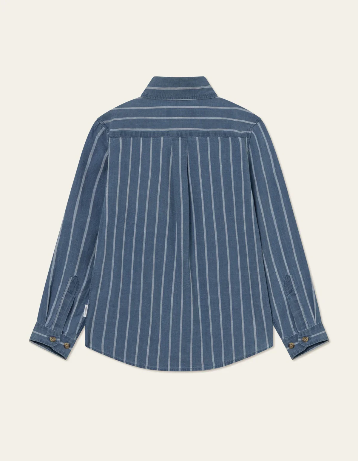 Kash Indigo Stripe Shirt KIDS  Denim Blue - Image 2