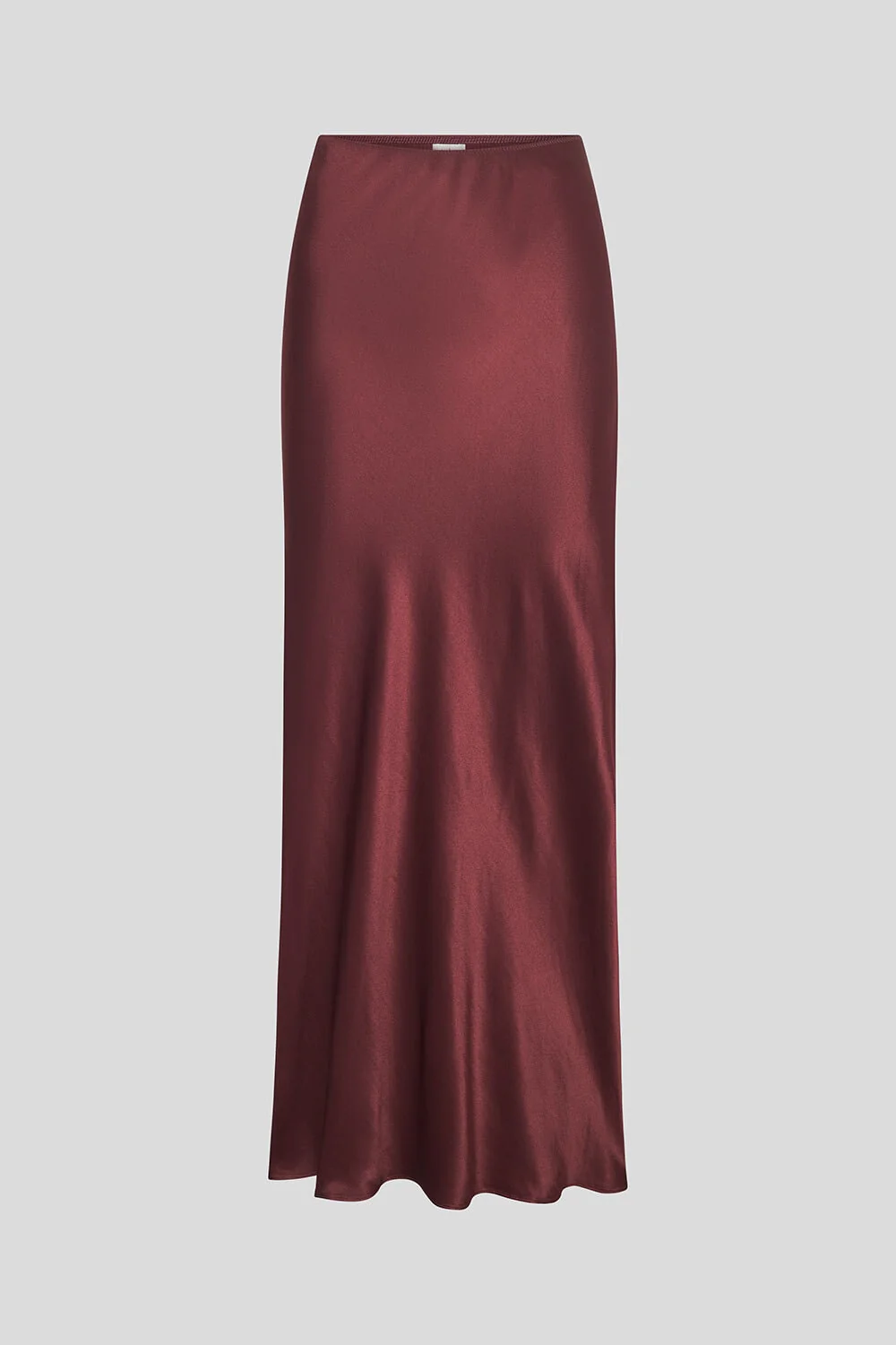 Tyne Satin Skirt Burgundy