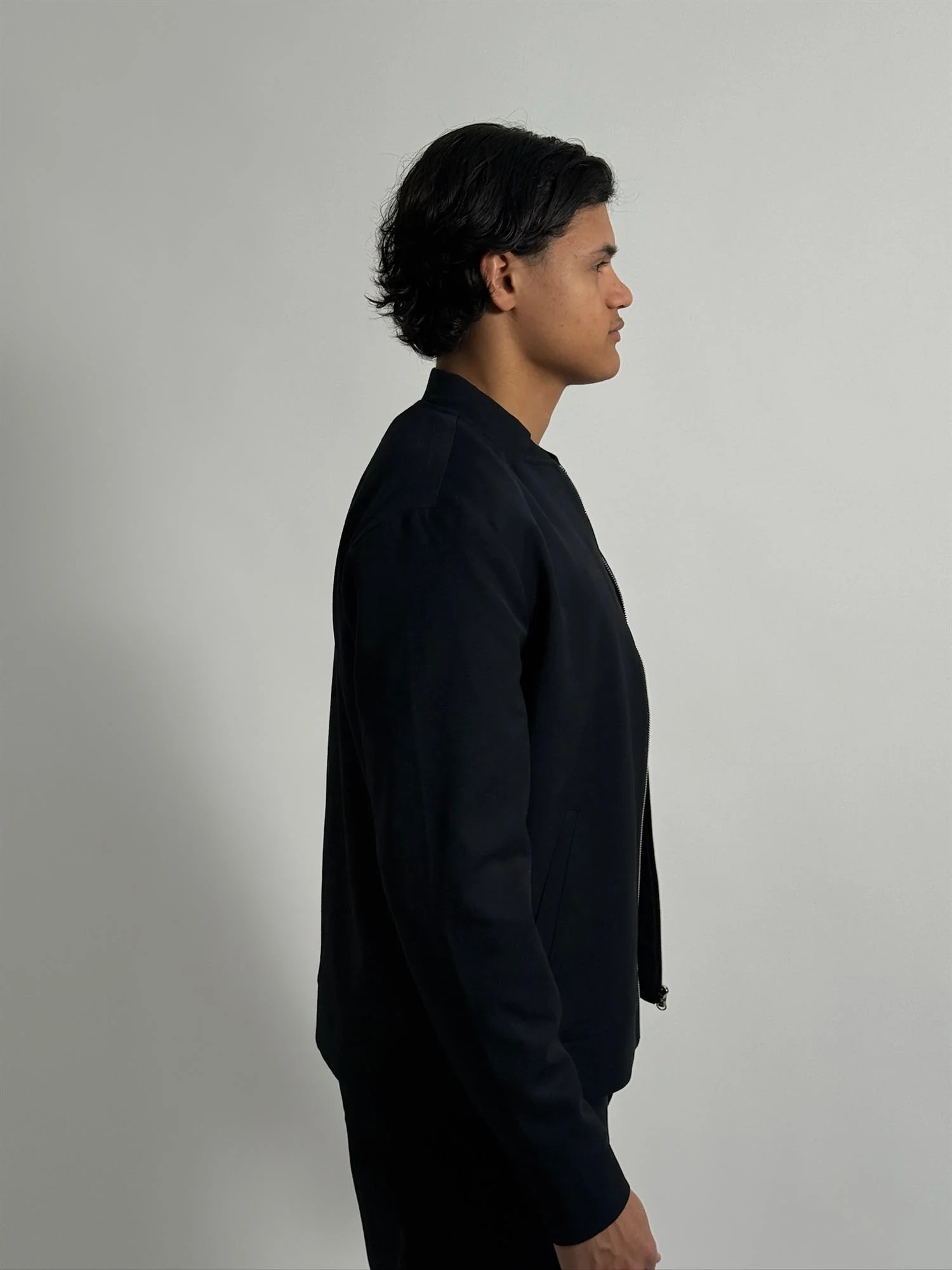 Como Bomber Jacket  Navy - Image 3