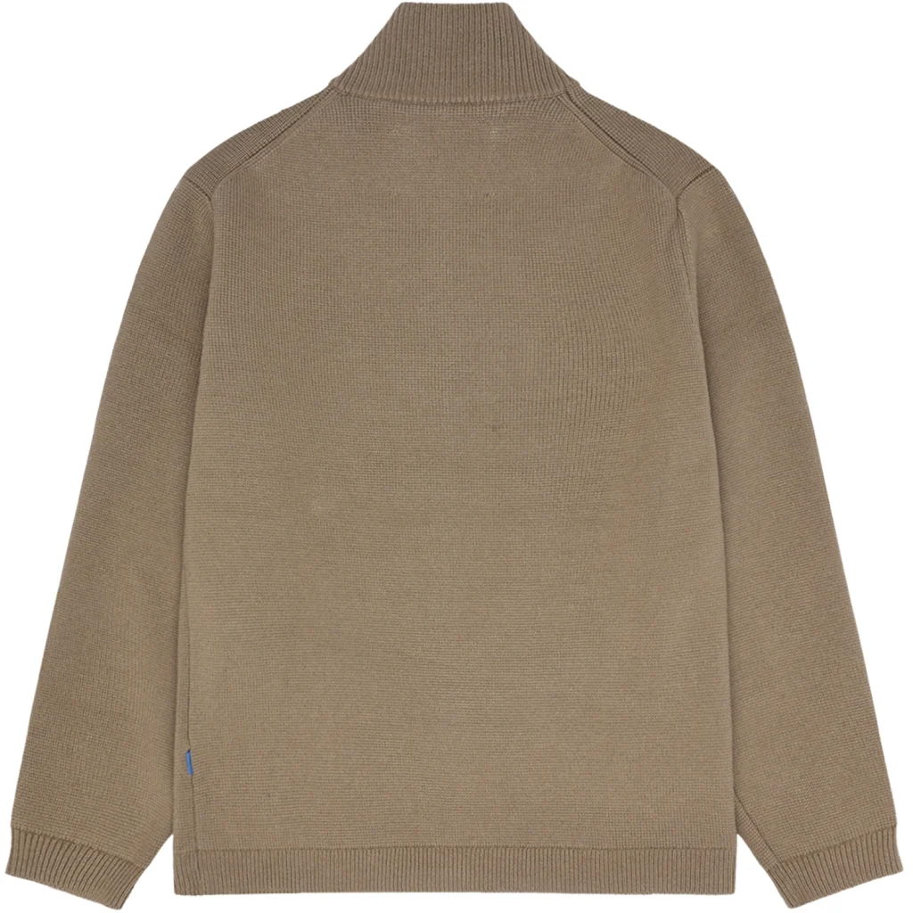 Zipper Knit Cardigan  Moss - Image 2