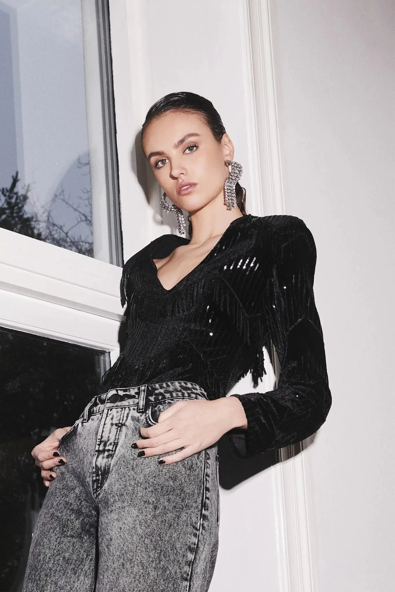 MOONLIGHT TOP  Black - Image 4