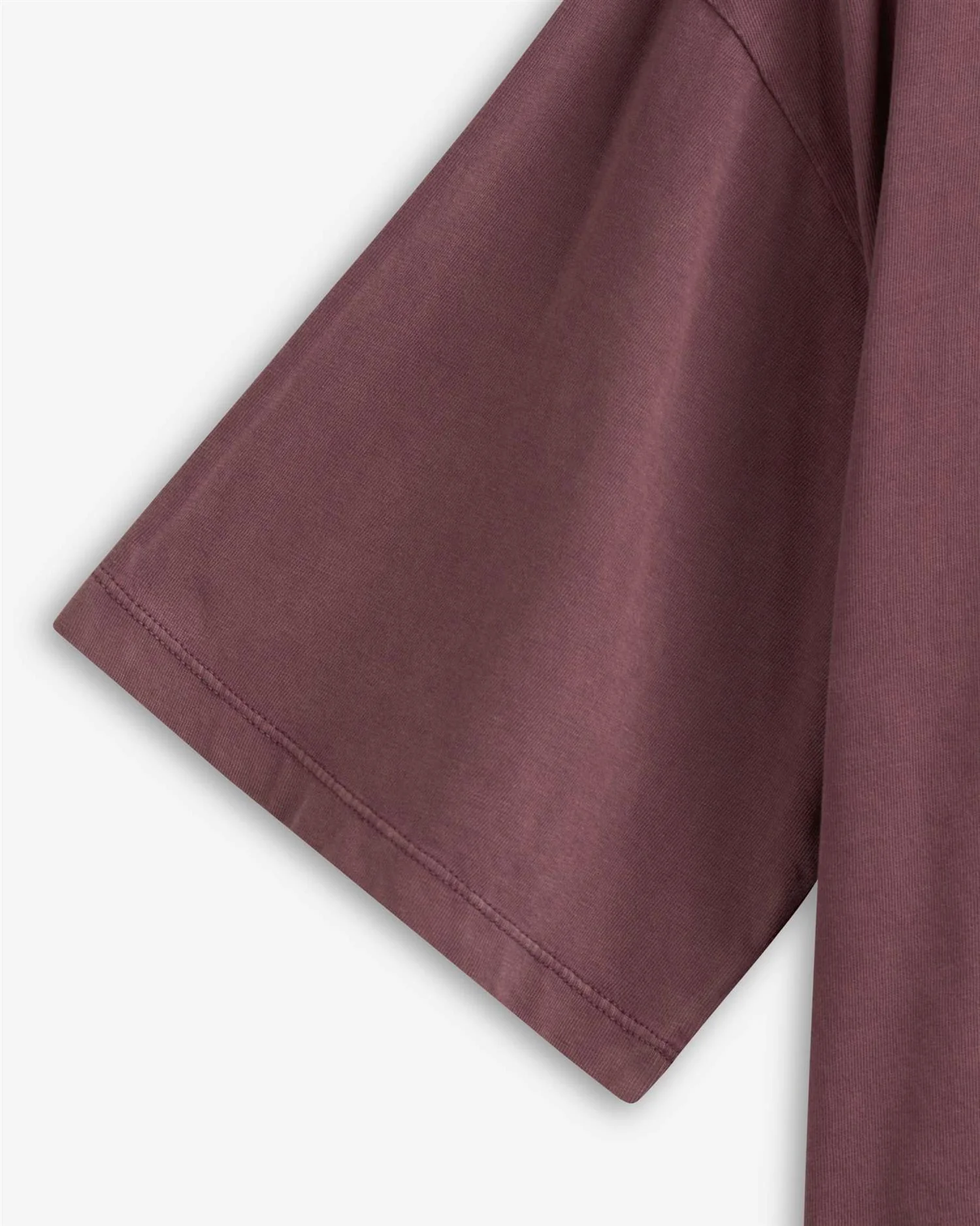 ROCKY CROPPED TEE Washed Burgundy - Image 3