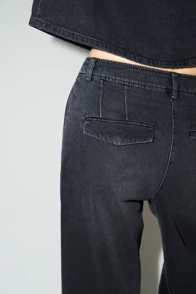 Ellen French Jeans Wash Milano Black  Black - Image 3