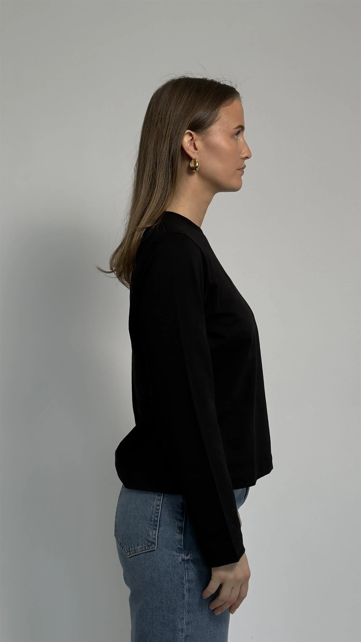 Sacamino Ls T-Shirt 6024 Black - Image 3