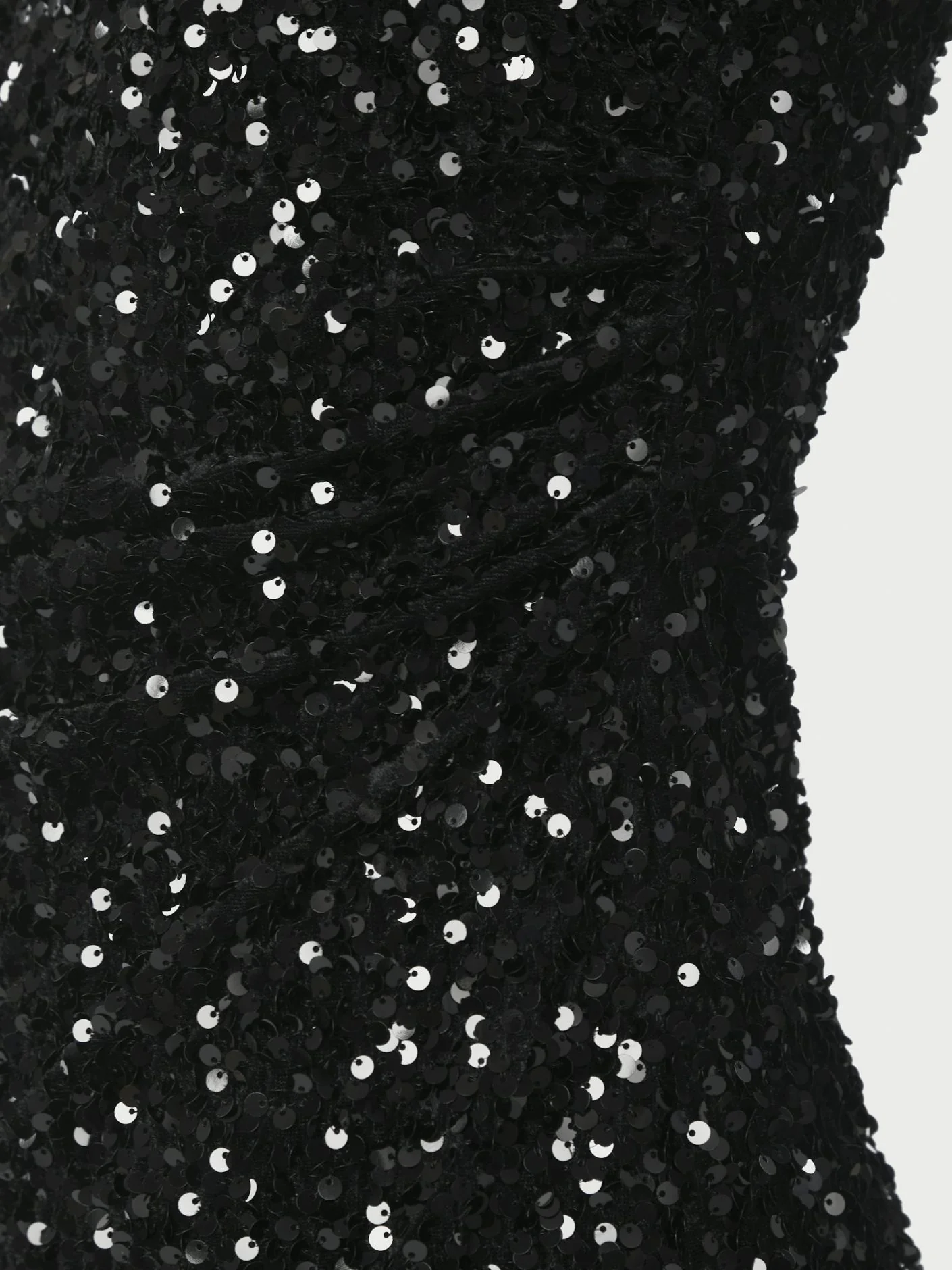 Fanya Velvet Sequins Dress  Black - Image 5