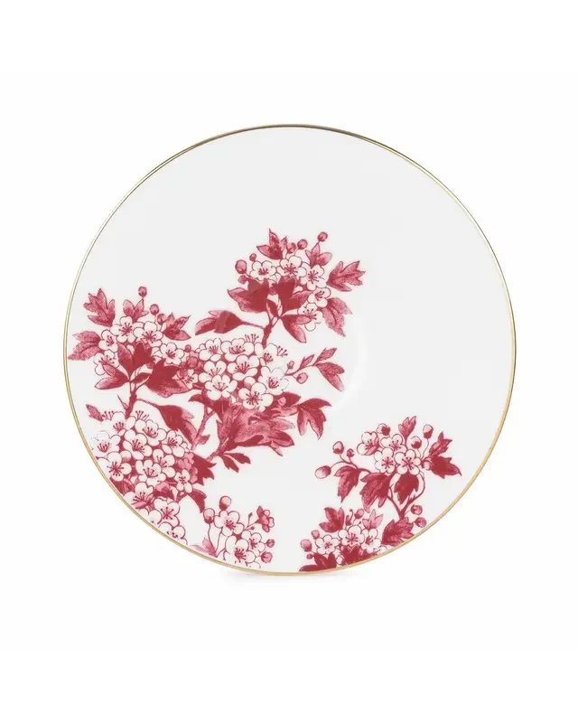 TEA CUP AND SAUSER  Burgundy - Image 3