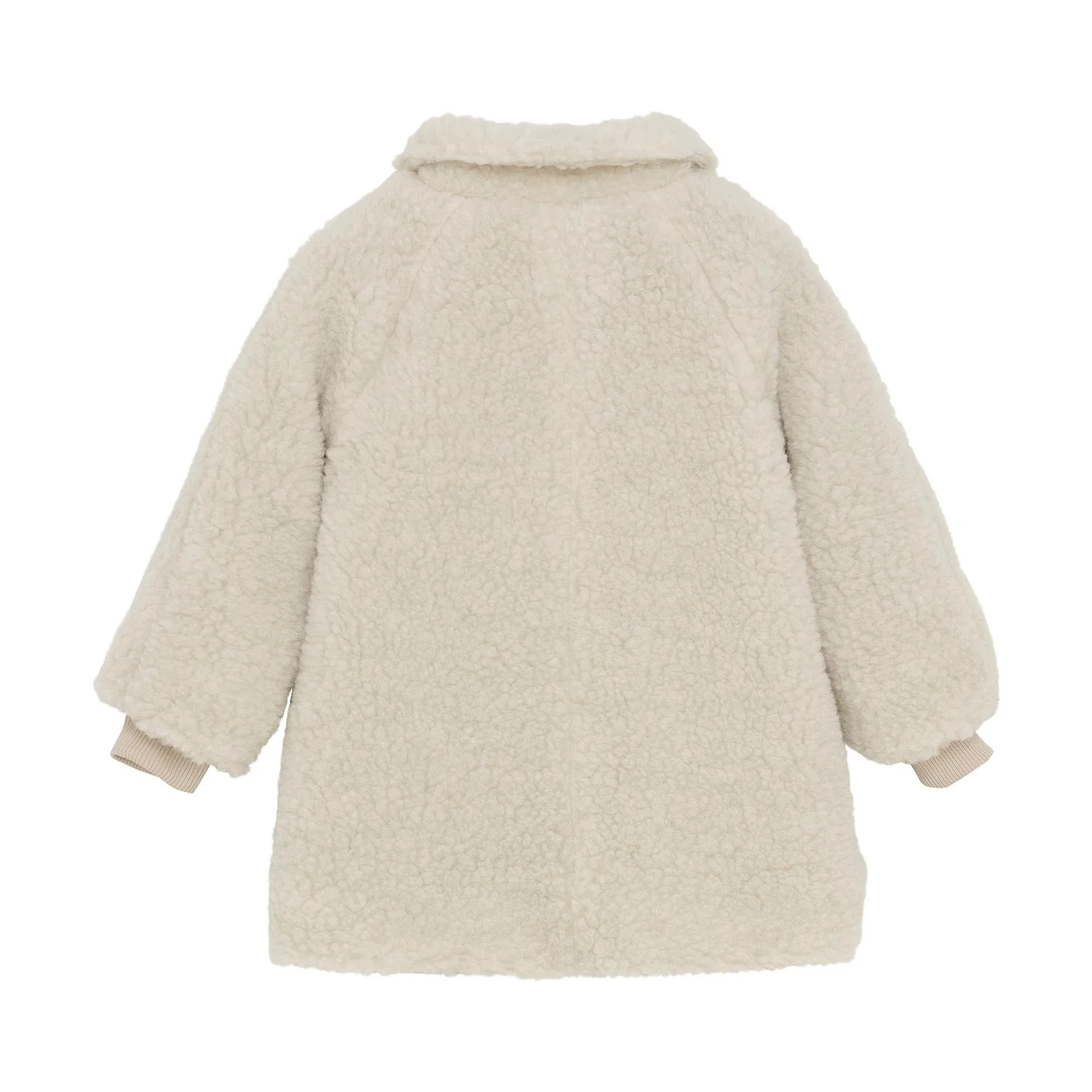 Coat Wool Teddy w. Lining  Cement - Image 3