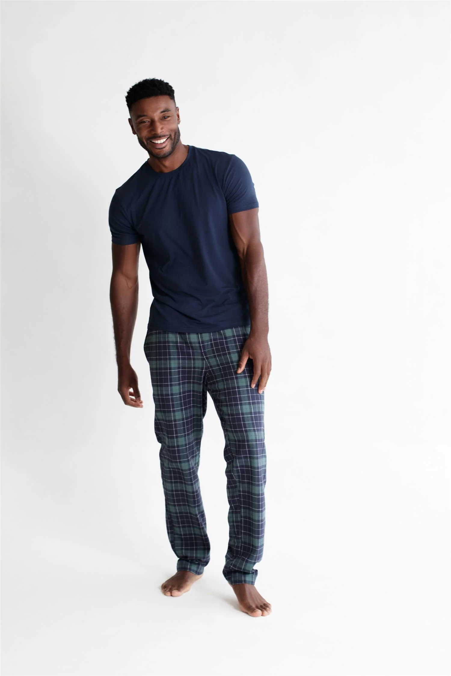 Pj Pant Green Plaid - Image 3