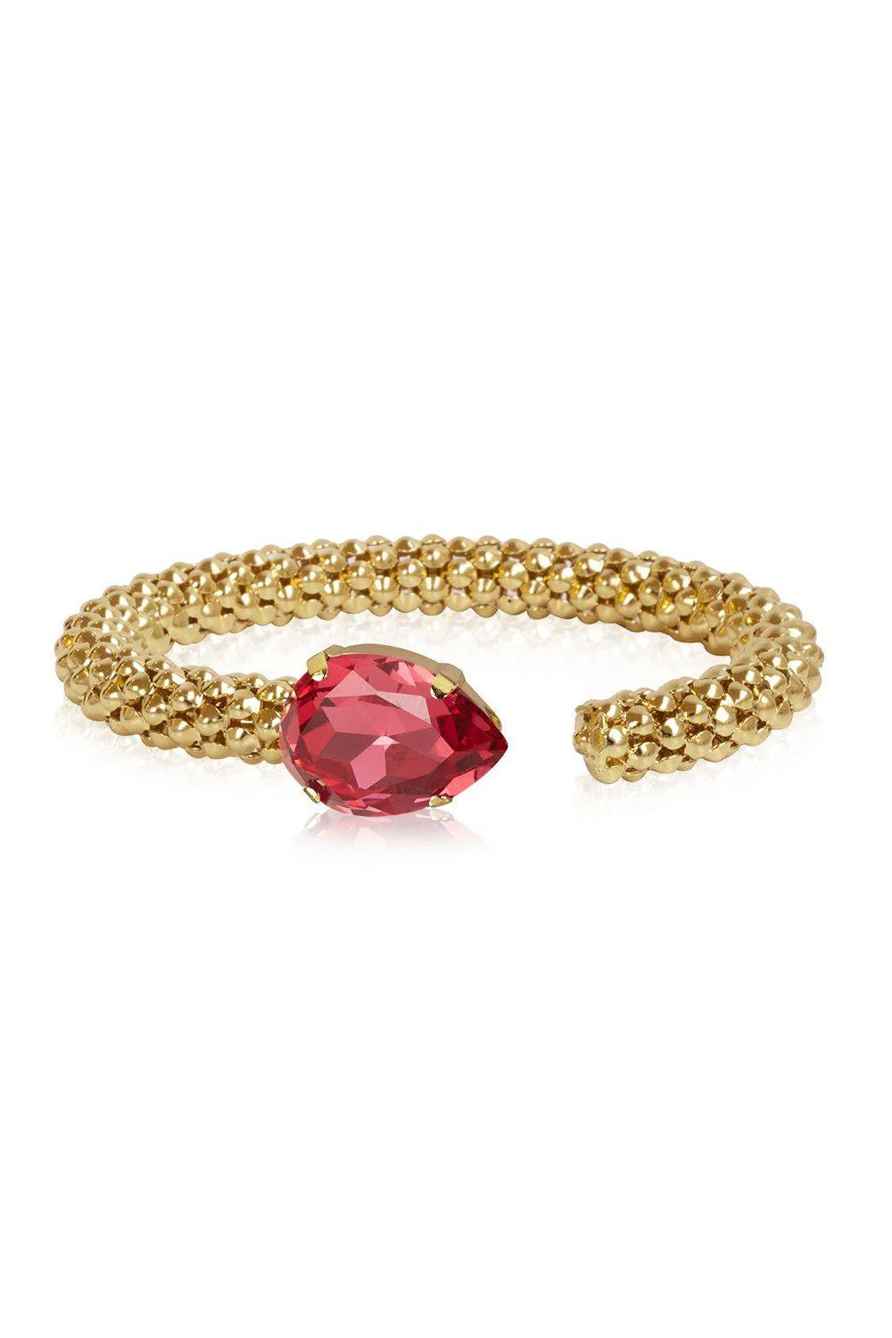 CLASSIC ROPE BRACELET GOLD  Mulberry Red
