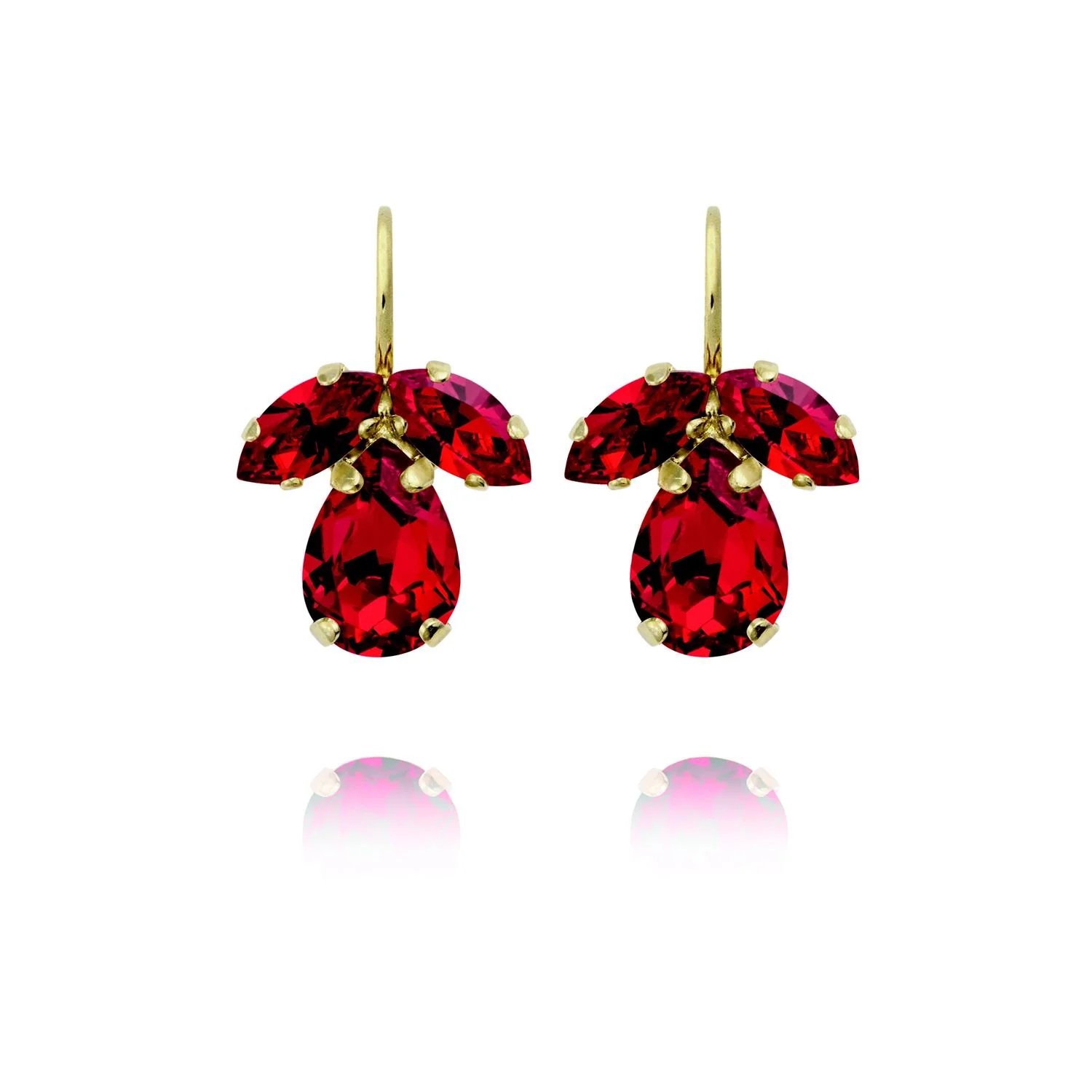 PETITE TIMO EARRINGSGOLD  Light Siam