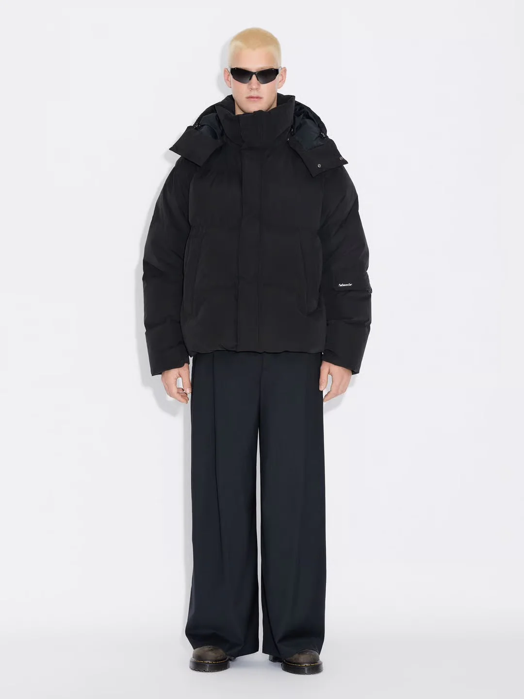 Narvik Brushed Down Jacket  Black - Image 3