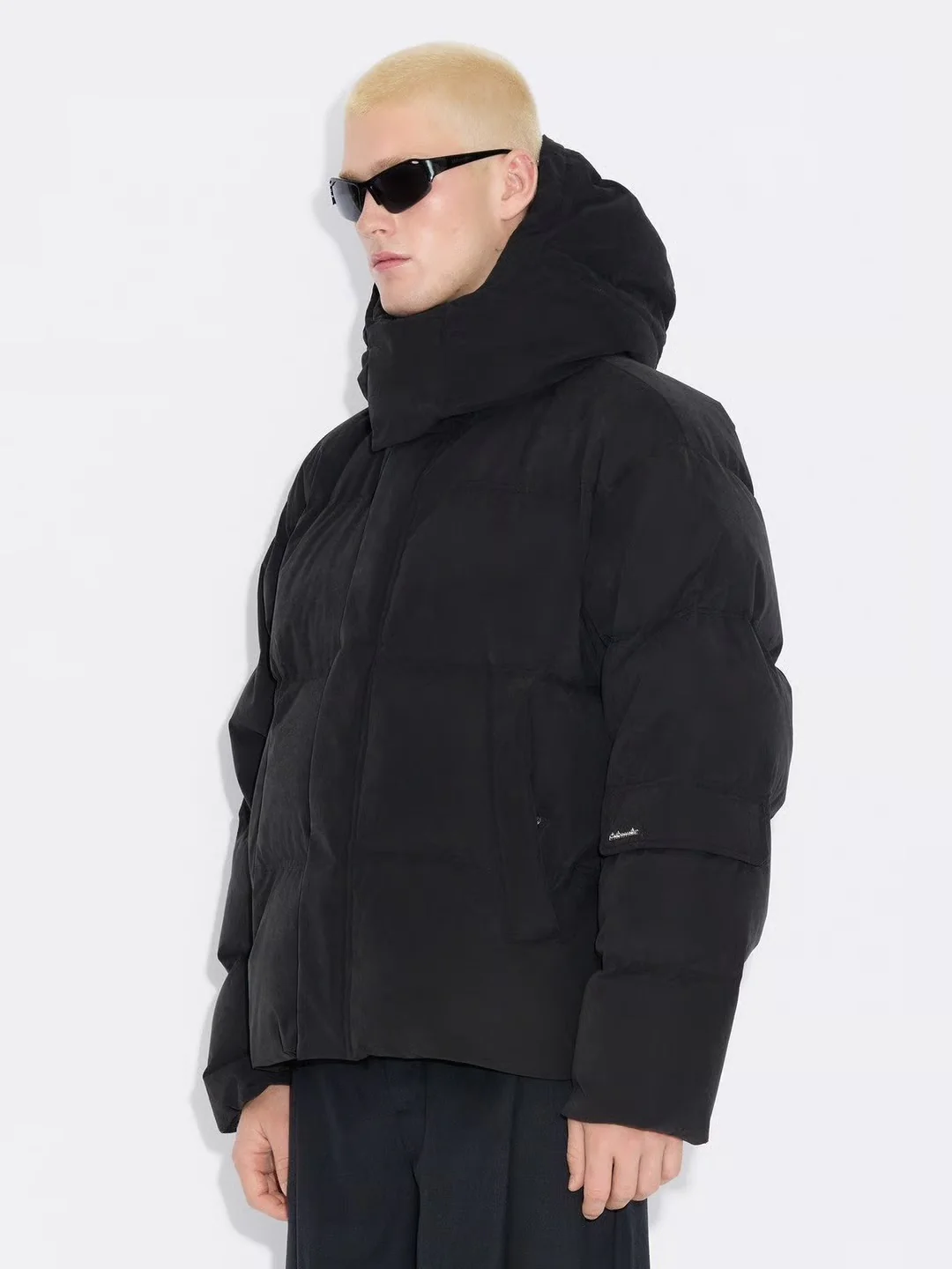 Narvik Brushed Down Jacket  Black - Image 4