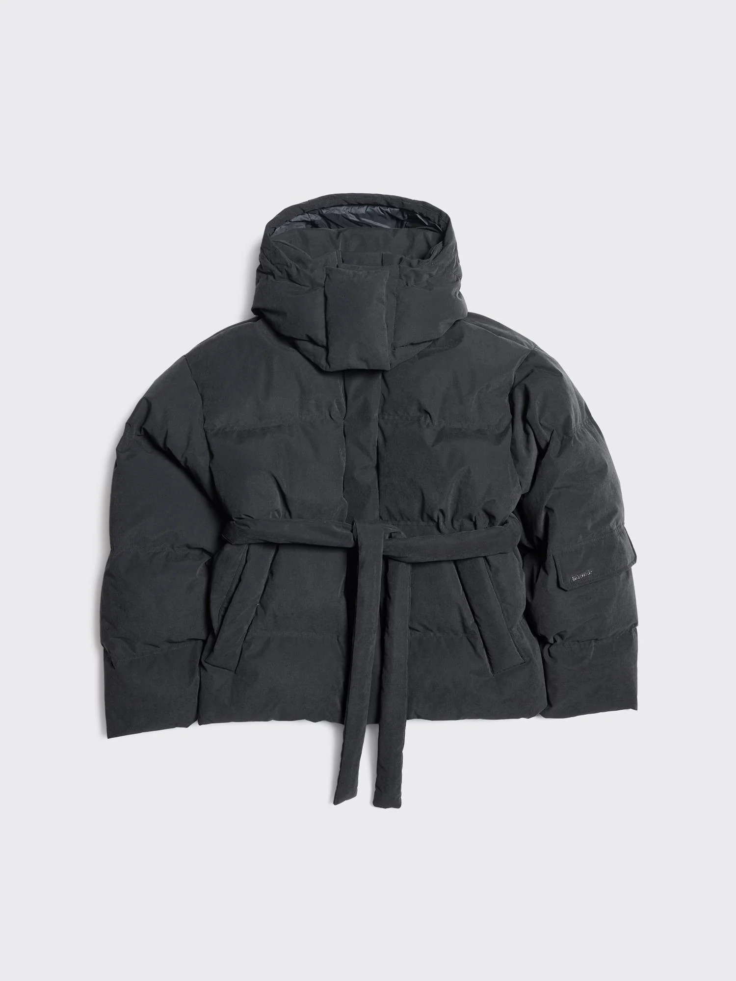 Steilia Brushed Down Jkt  Black - Image 2