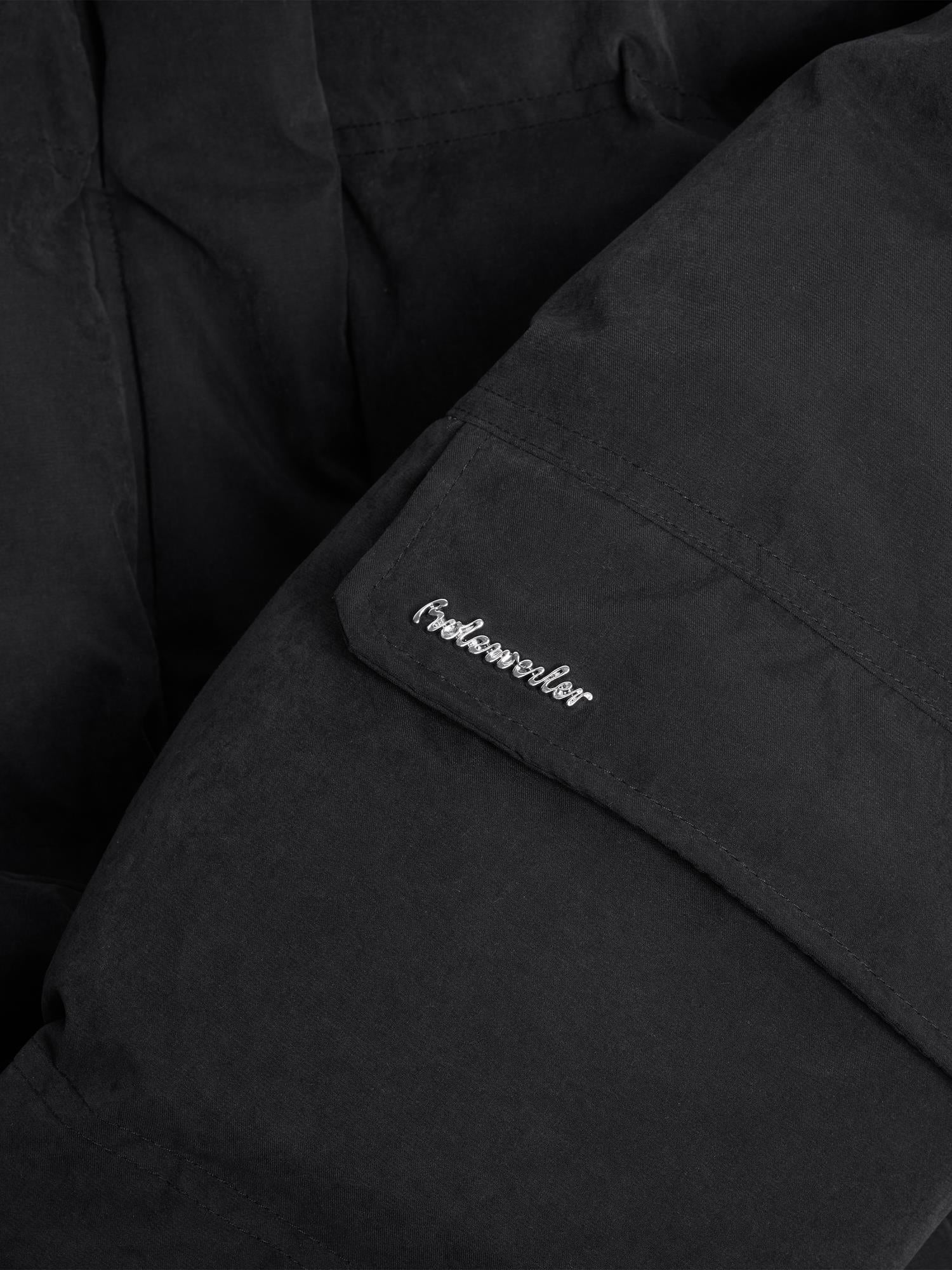 Steilia Brushed Down Jkt  Black - Image 7