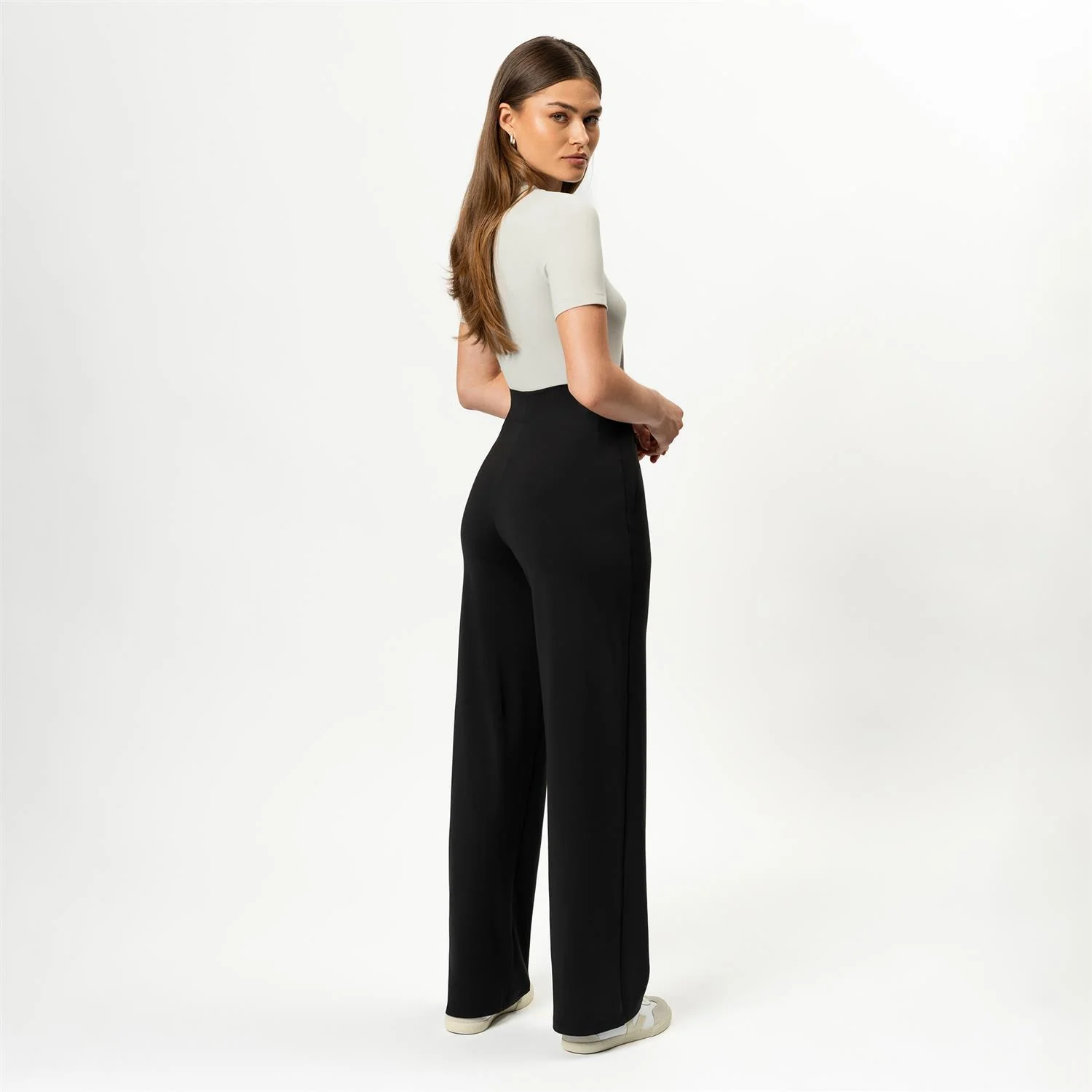 ASANA RELAXED STRAIGHT PANT  Black - Image 5