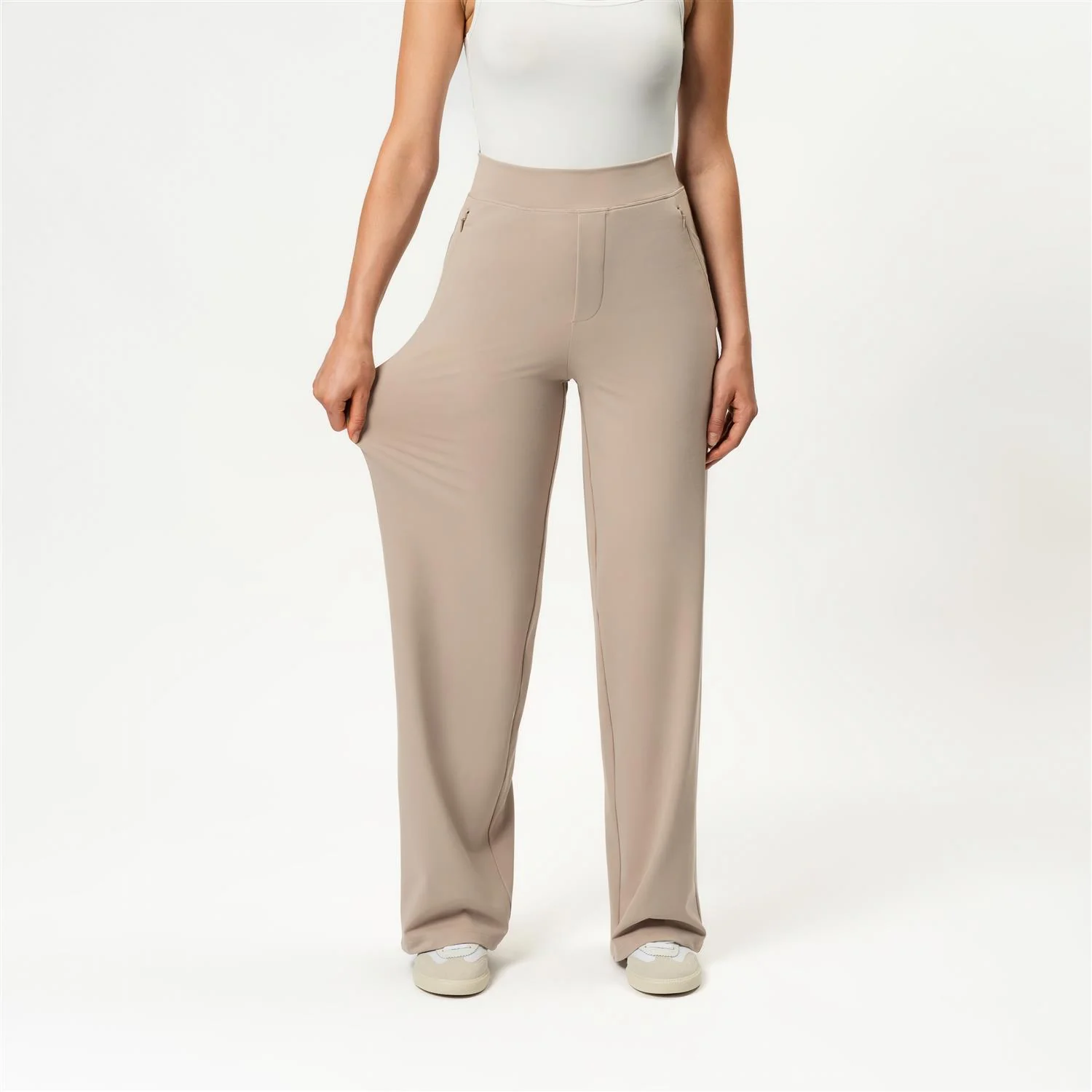 ASANA RELAXED STRAIGHT PANT Tan
