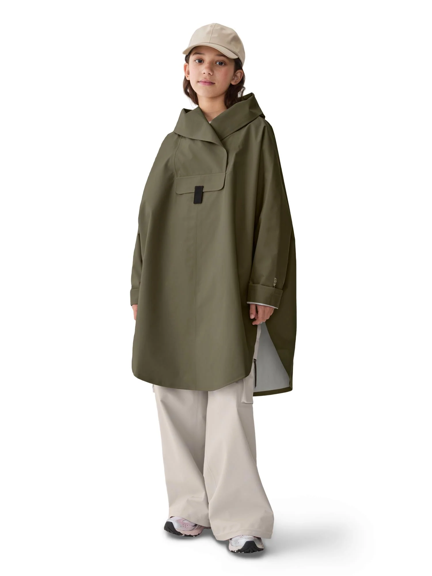 BERGEN MINI  PONCHO  Grønn