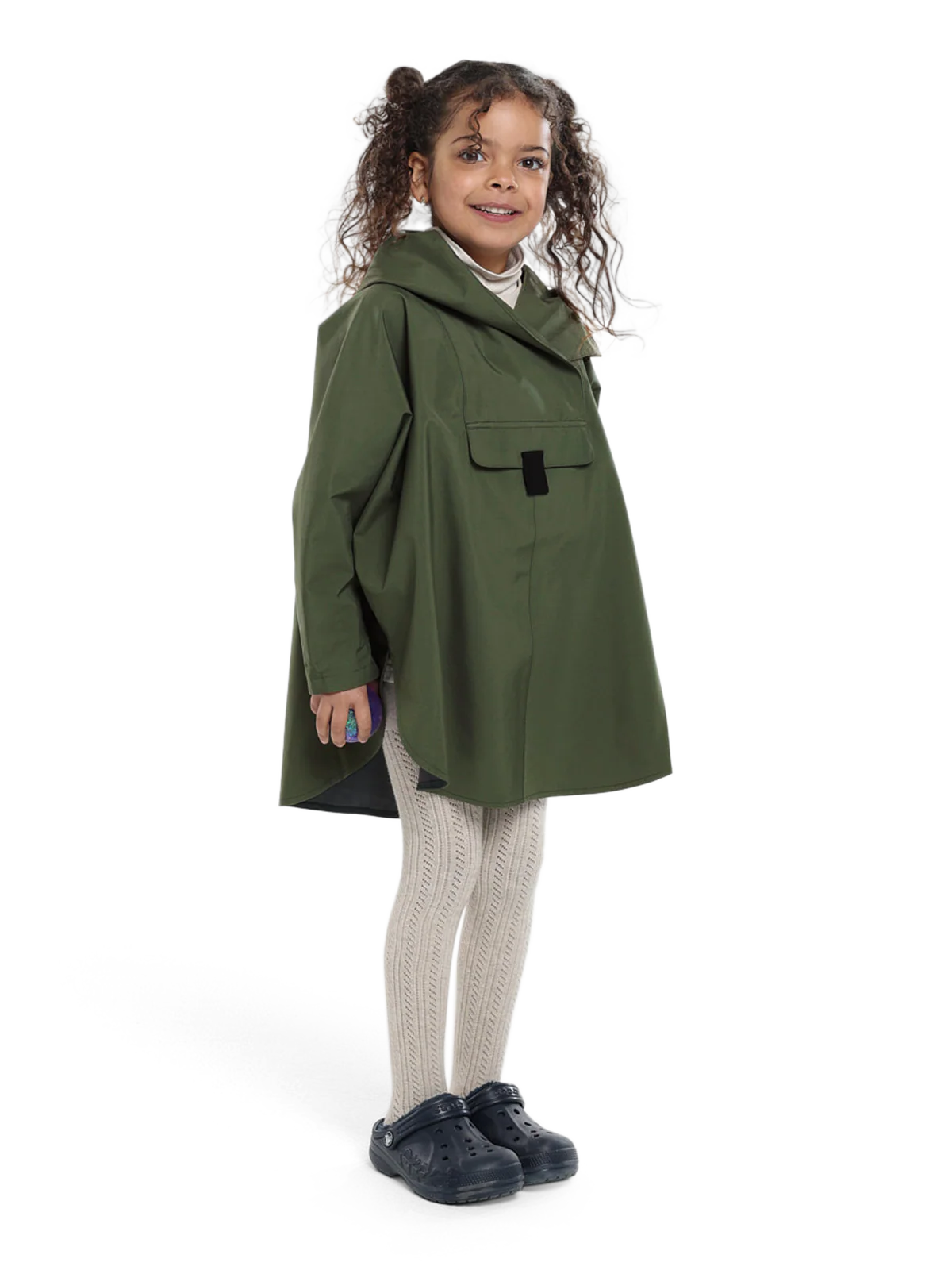 BERGEN MINI  PONCHO  Grønn - Image 2