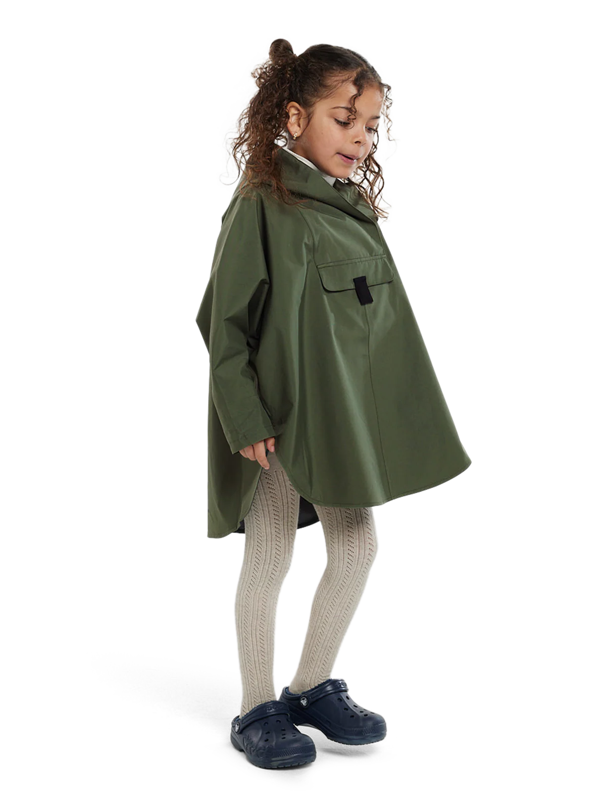 BERGEN MINI  PONCHO  Grønn - Image 5