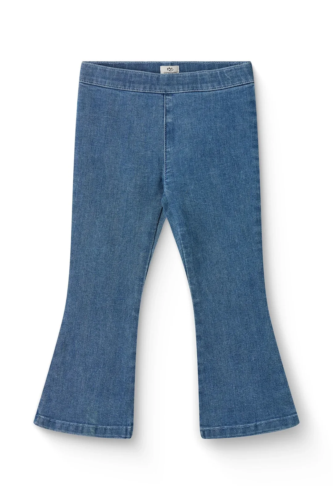 JEGGINGS W. FLARE- SUPER STRETCH Lt. Blue Indigo Washed