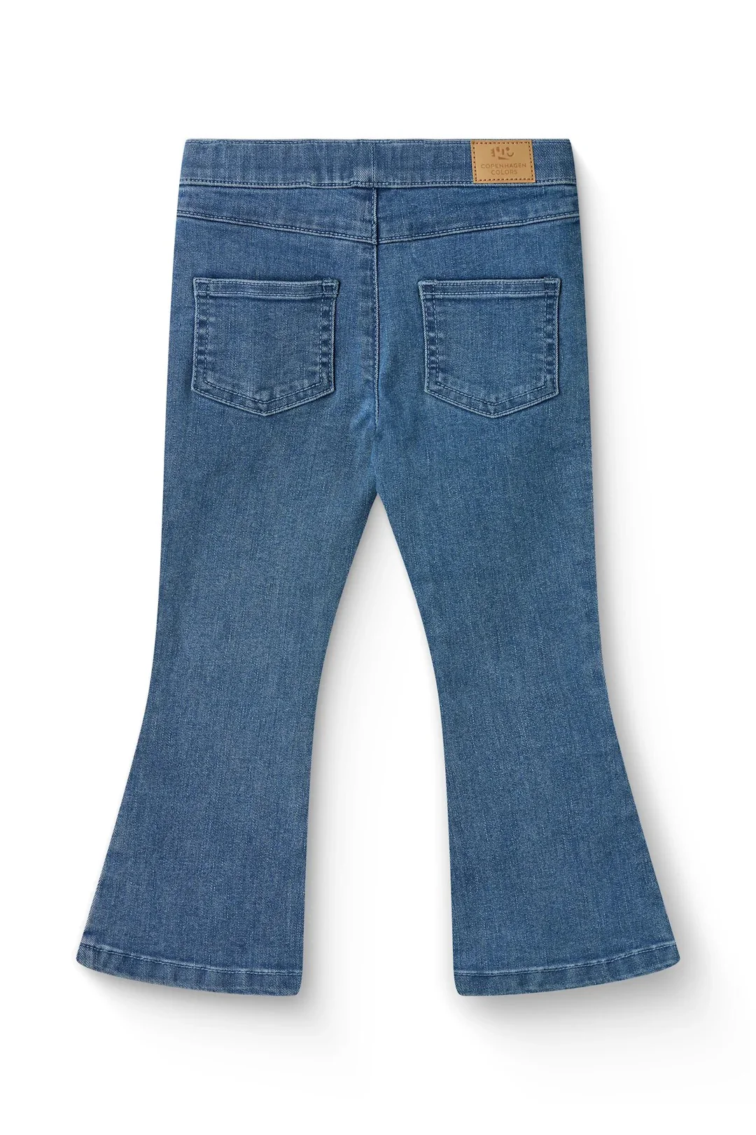 JEGGINGS W. FLARE- SUPER STRETCH Lt. Blue Indigo Washed - Image 2