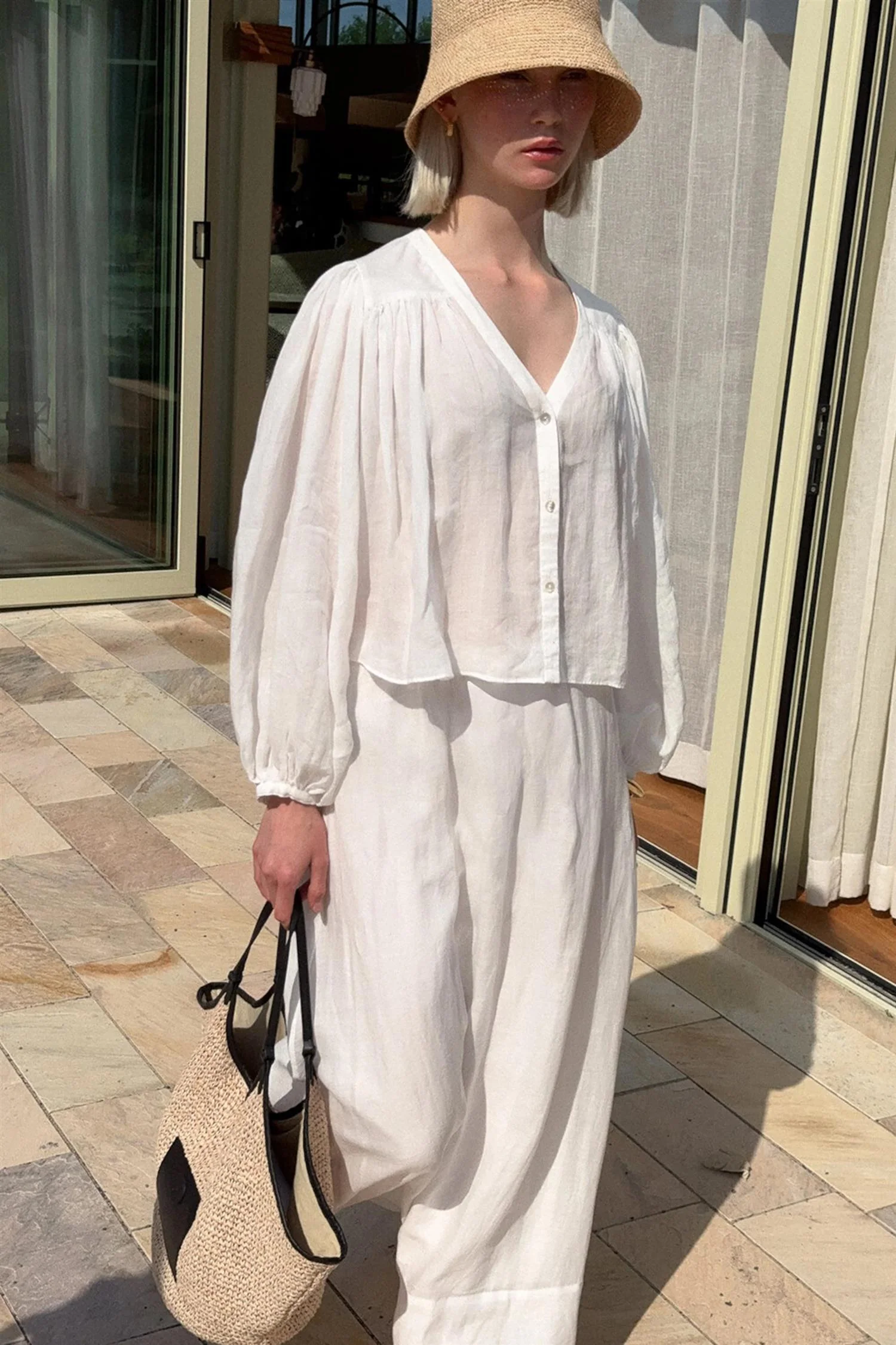 Leja Blouse  White - Image 5