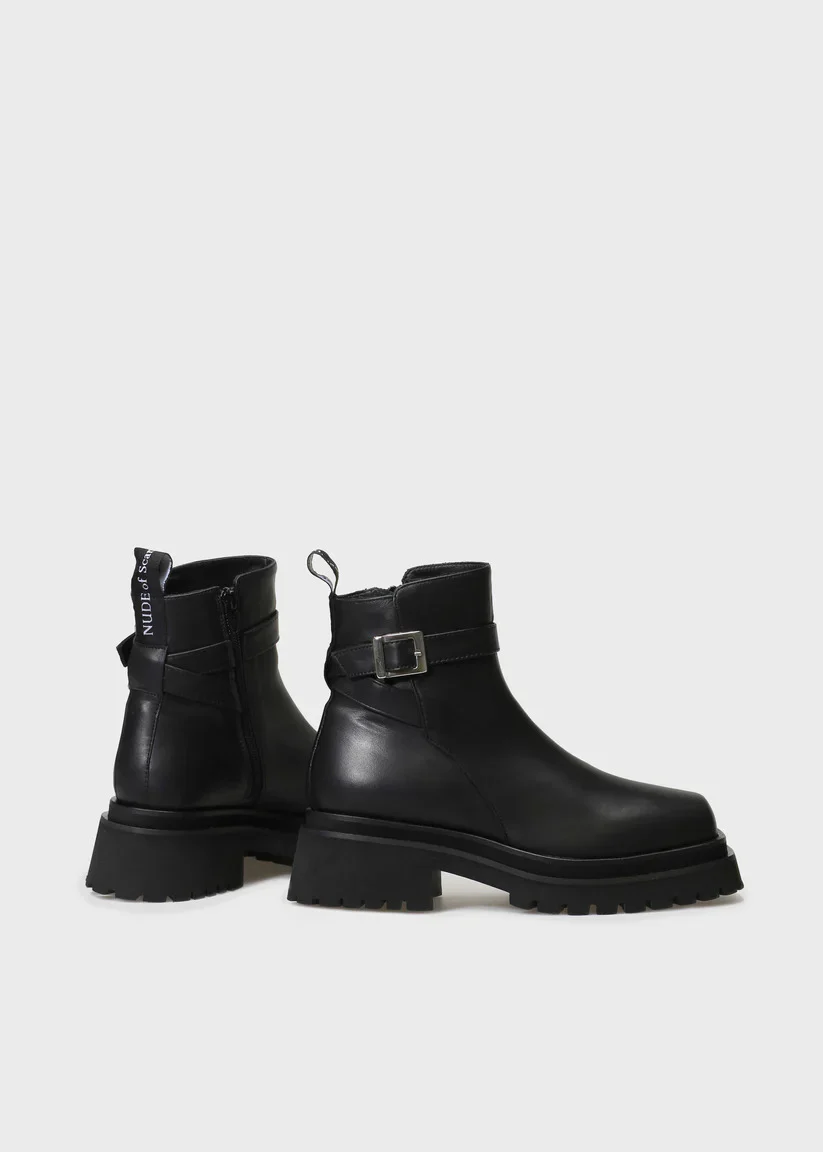 VILMA 888 in Capricorno Leather  Nero - Image 3