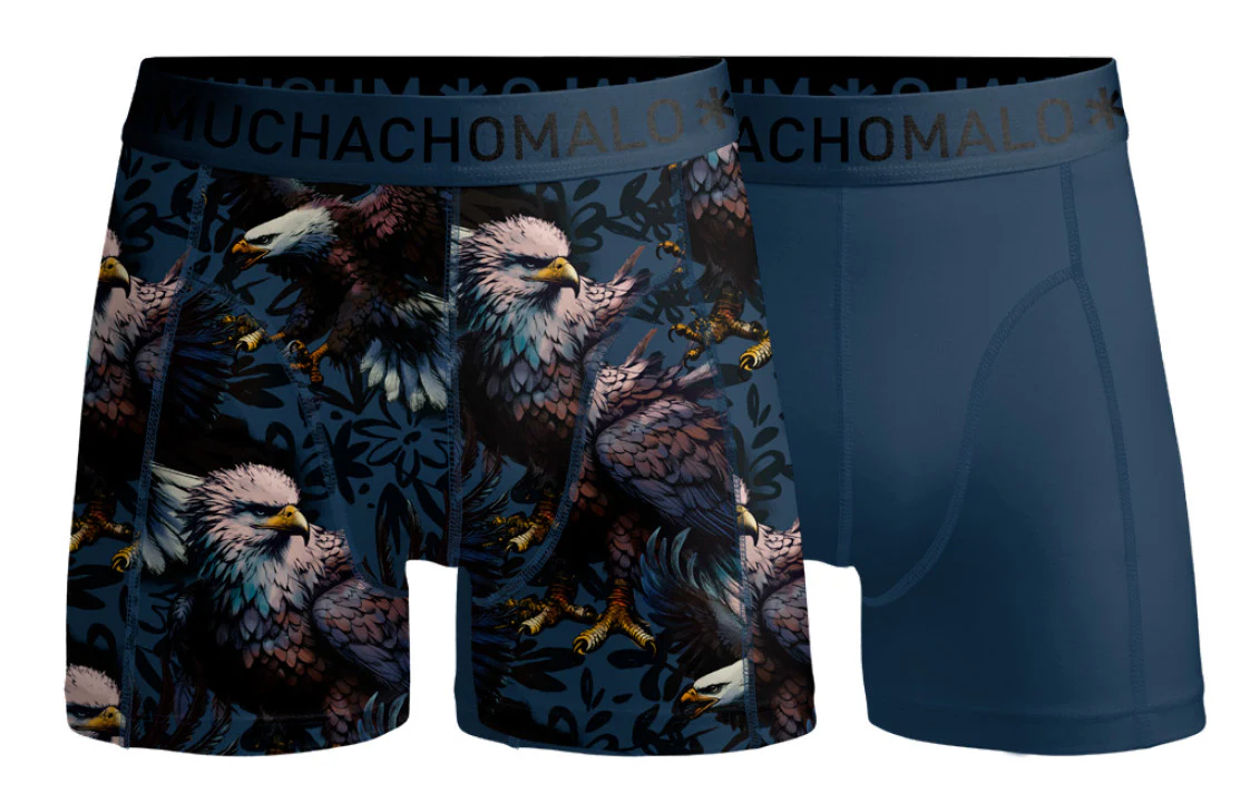 Eagle 01 2pk Boxer C/m  Print/Solid