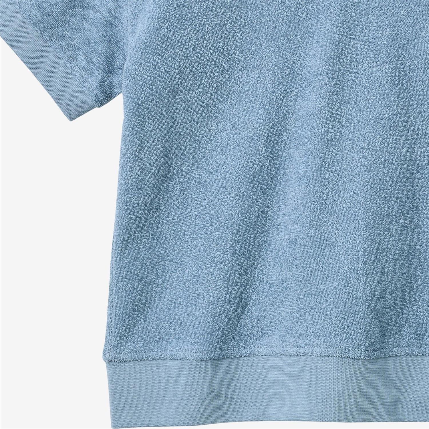 Polo Shirt S/S Marlo  Faded Denim - Image 3