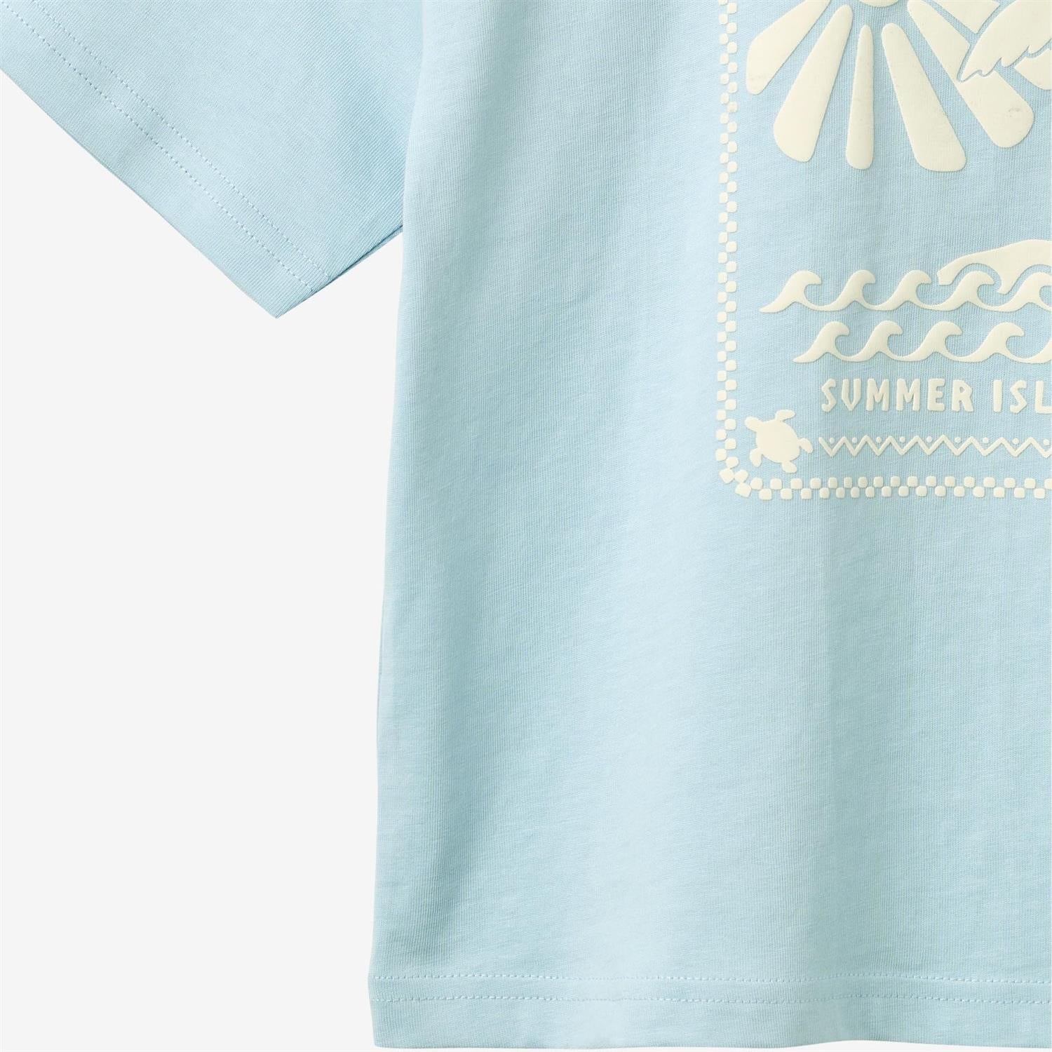 T-shirt S/S Kim  Summer Sky - Image 3
