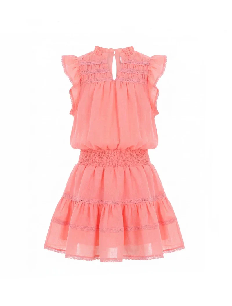 Milena dress  Coral - Image 2