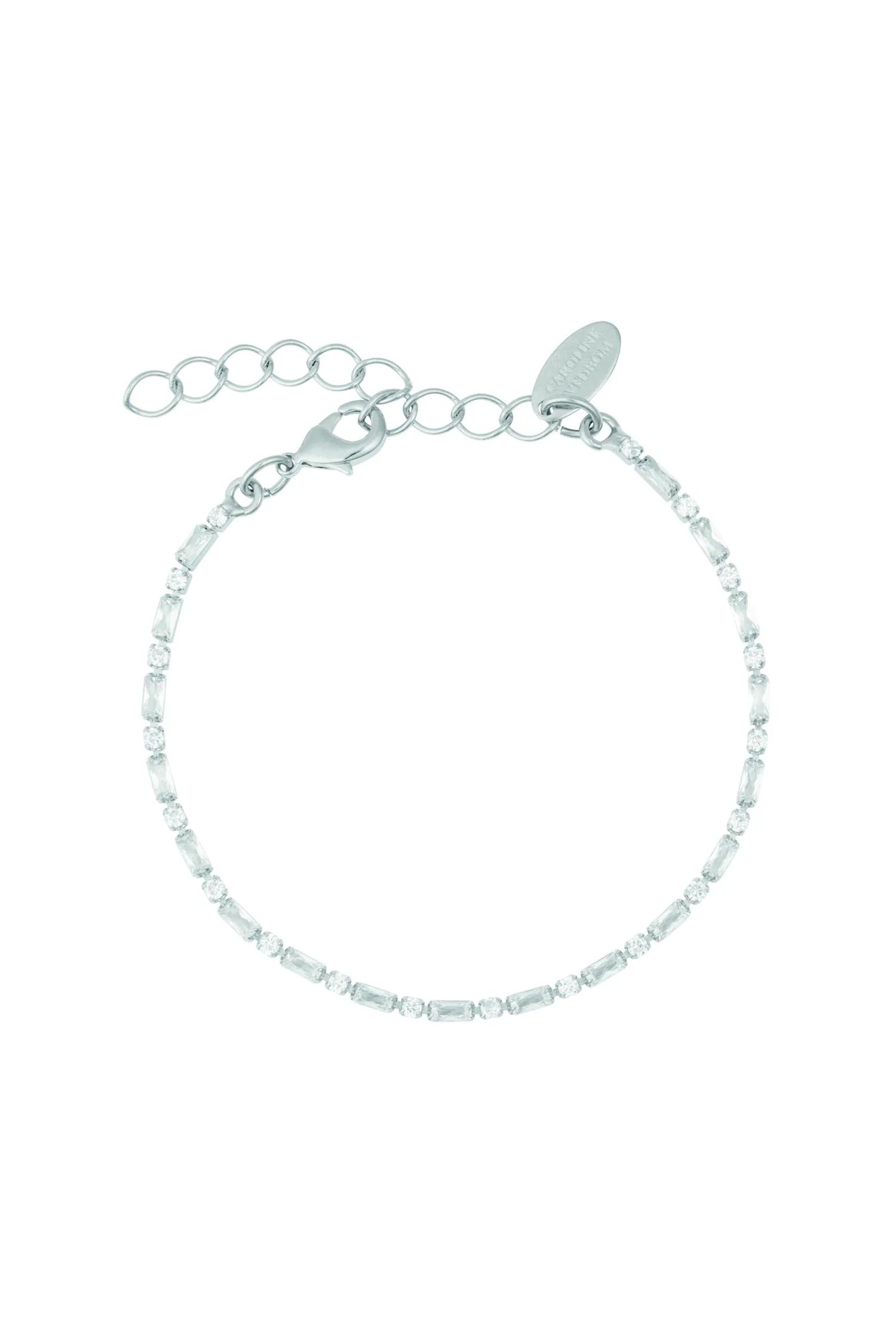 EVELYNE BRACELET RHODIUM  Crystal