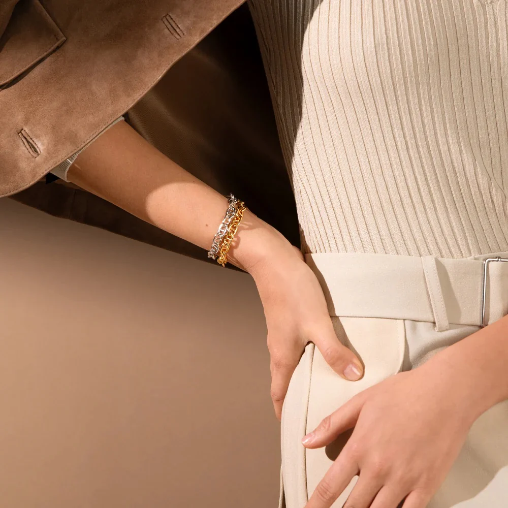 BETTY CHAIN BRACELETGOLD  Gold - Image 2