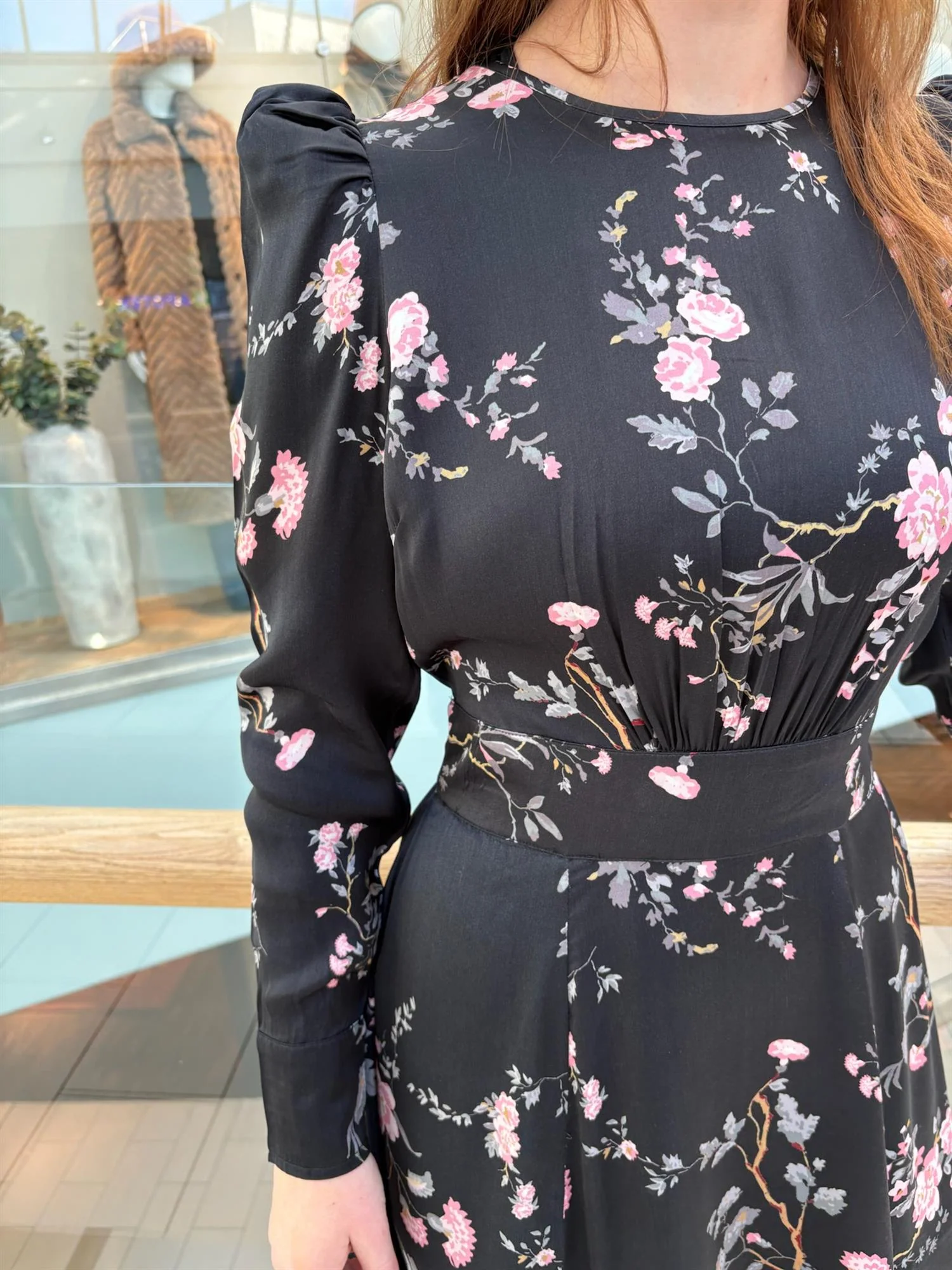 Viscose Mini Dress  Midnight Garden - Image 5