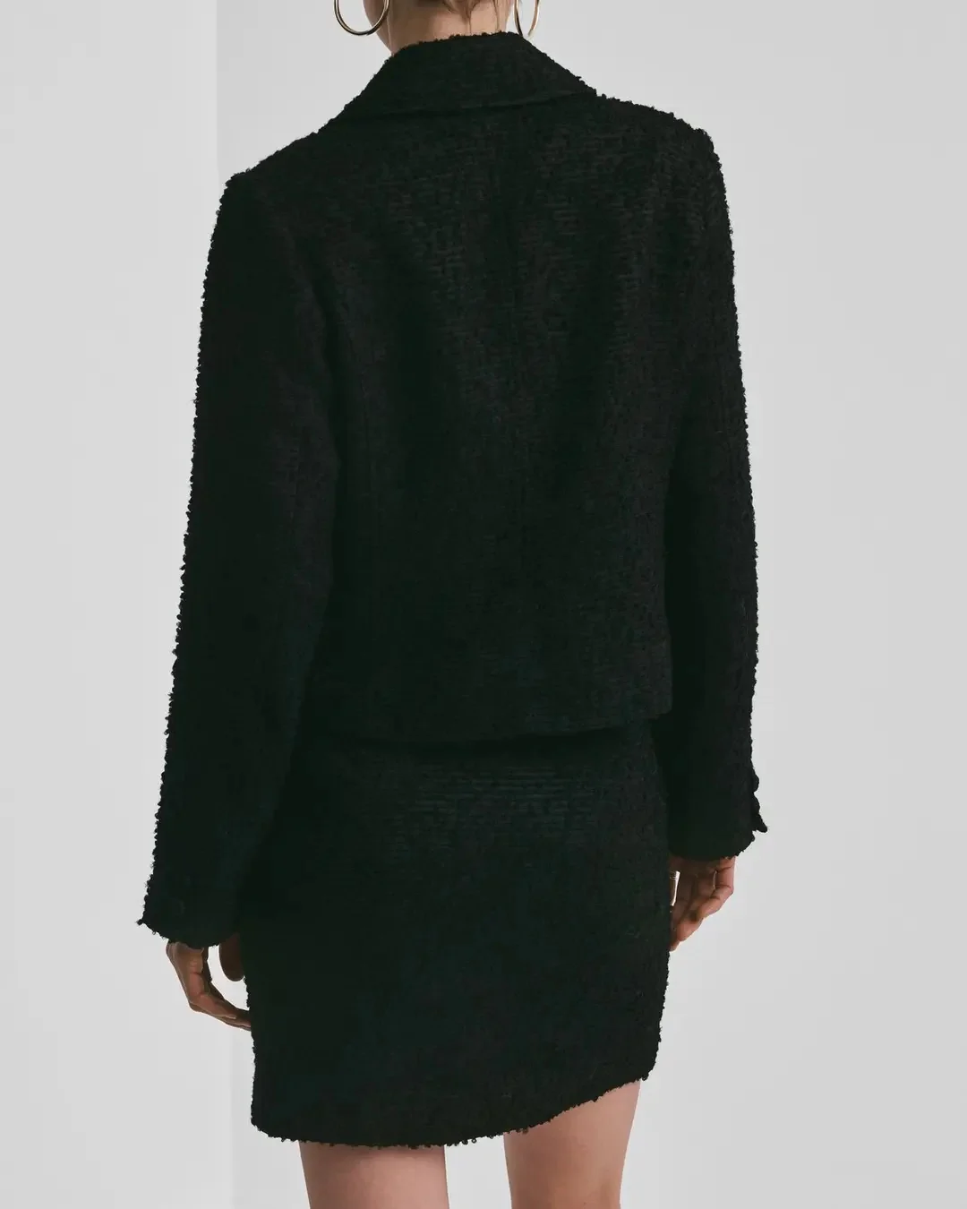 Boucle Jacket  Black - Image 3