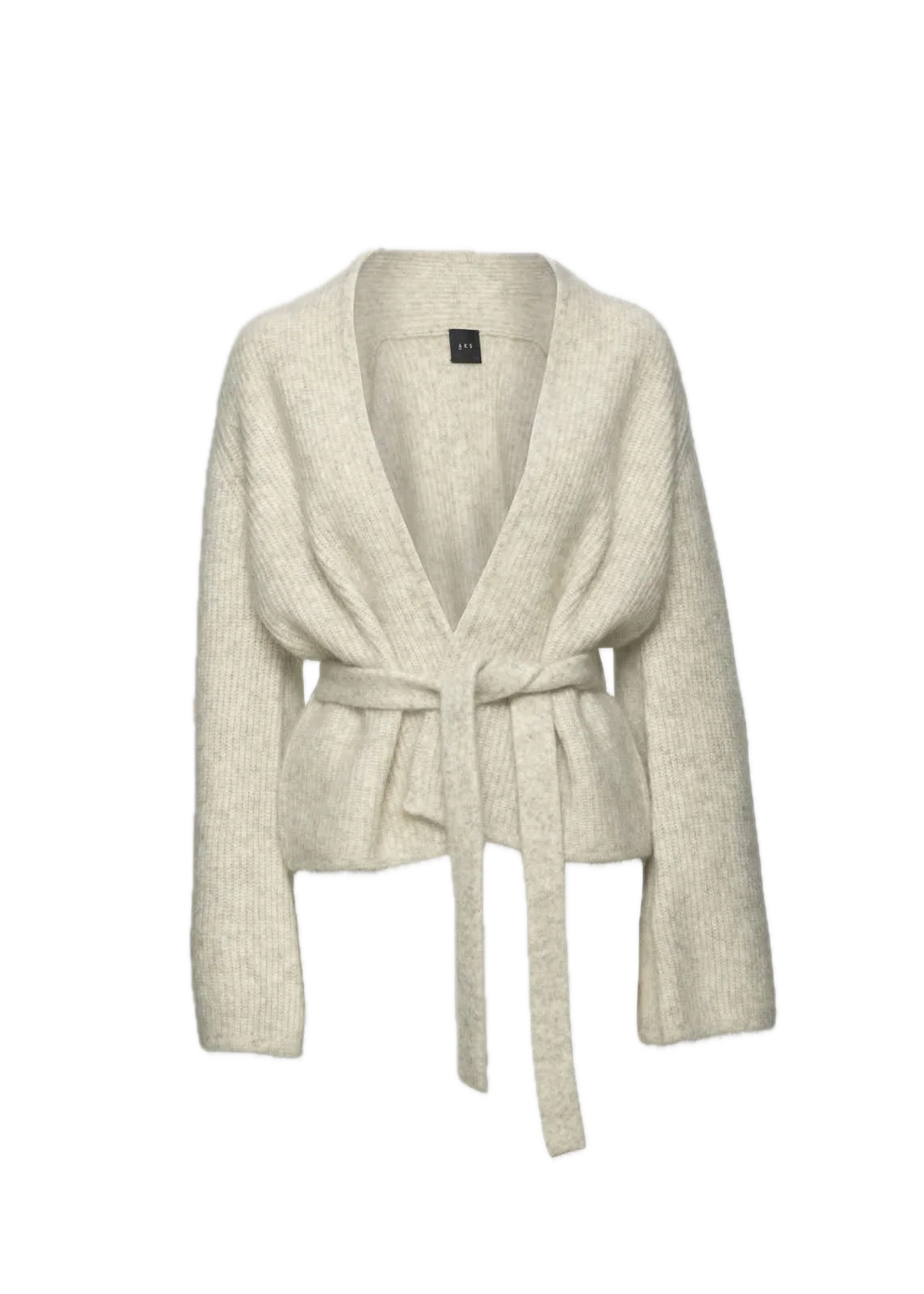 Lila Mohair Cardigan Wheat