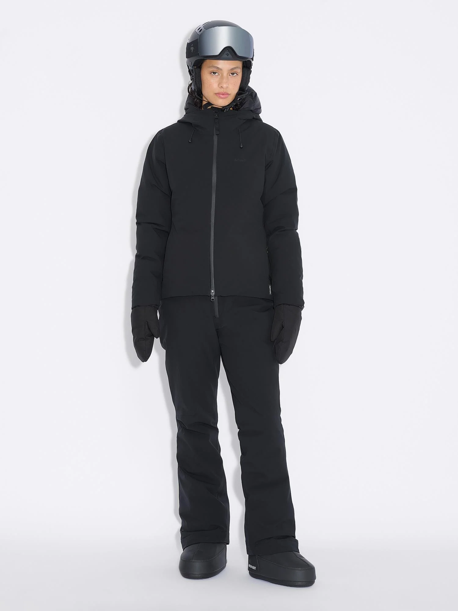 W Tryvann Lt Down Jacket  Dk. Grey - Image 8