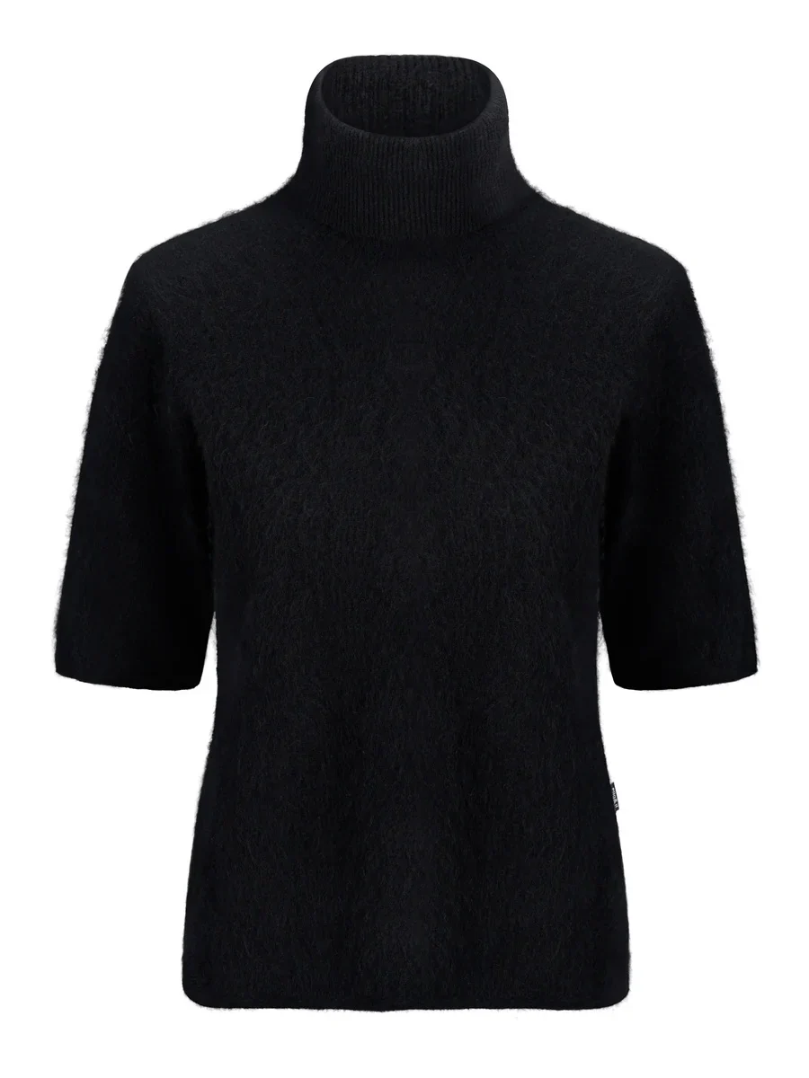 Sunniva Brushed Tee  Black