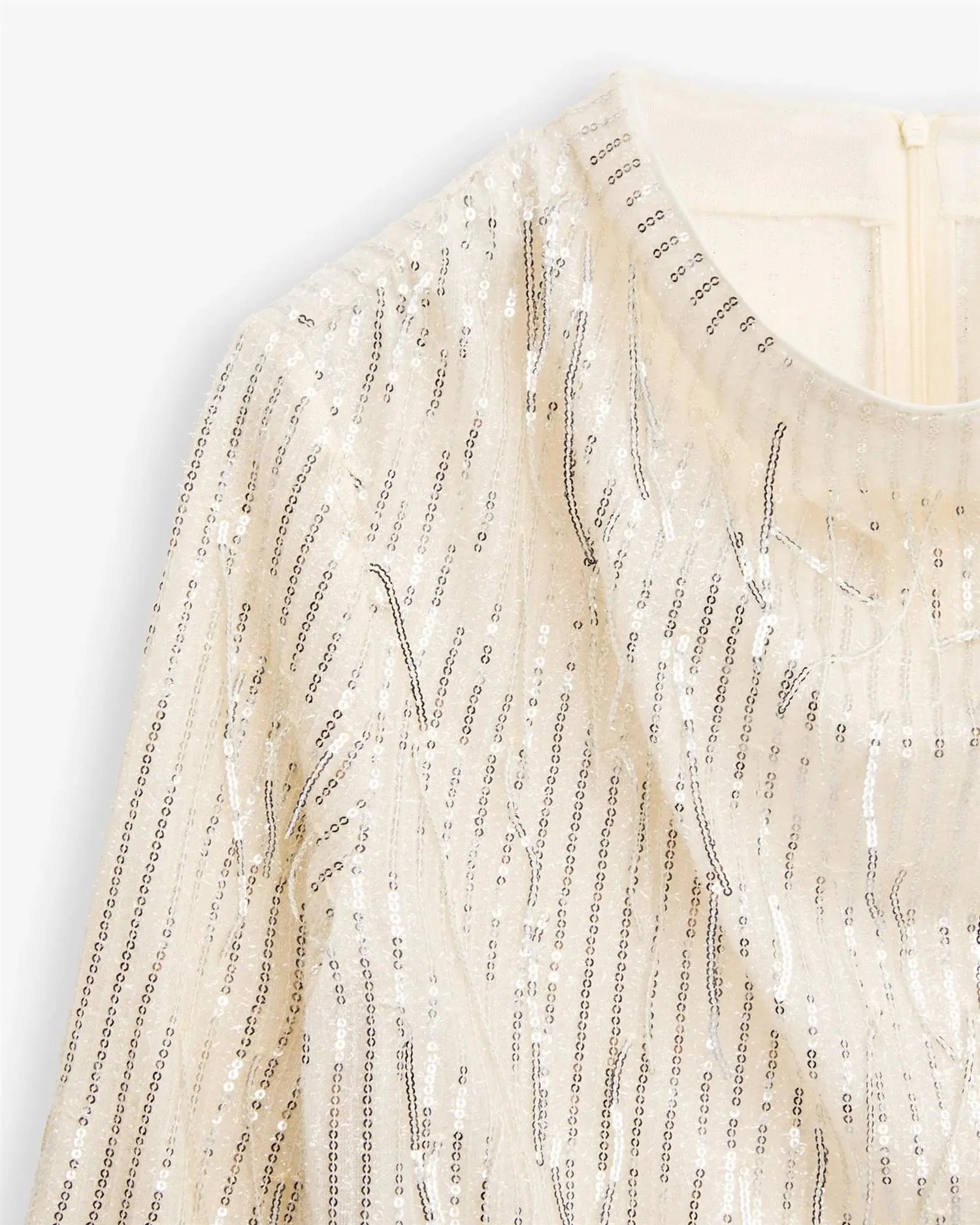 BEVERLY FRINGE TOP  Lt Gold - Image 5