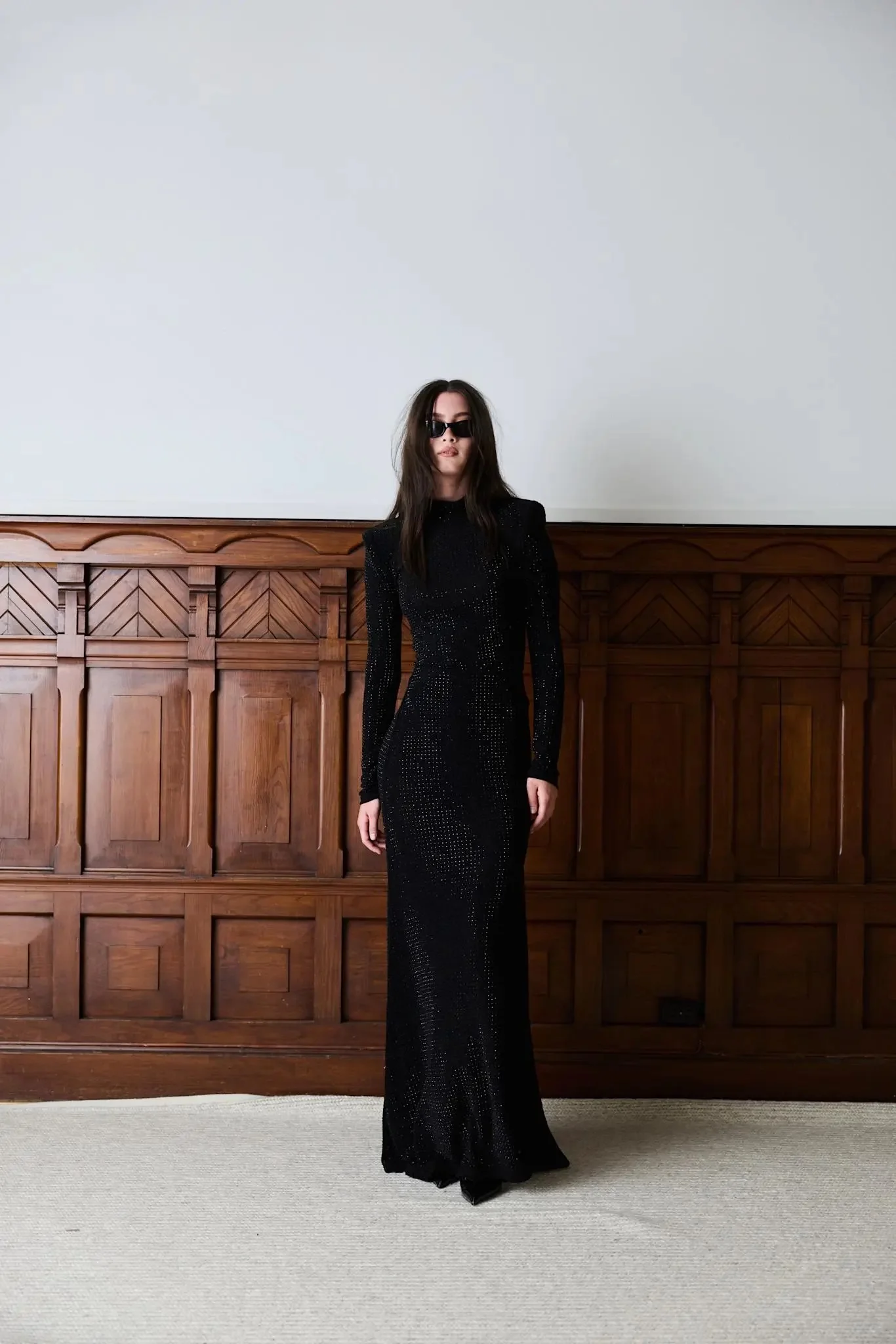 LUXE SEQUIN SKIRT Black - Image 3